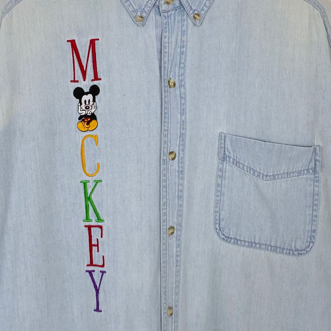 Vintage VINTAGE DISNEY MICKEY MOUSE LS SHIRT Size US XL / EU 56 / 4 - 2 Thumbnail