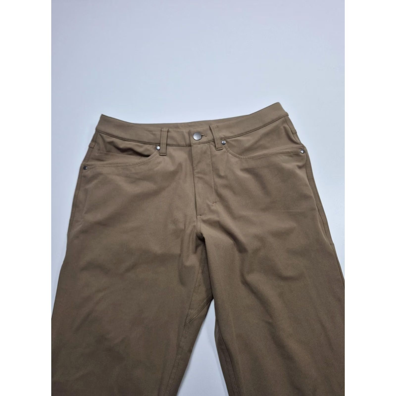 Lululemon Lululemon ABC Pants Mens 30x28 Beige Khaki 5 Pocket Casual Travel Stretch Size US 30 / EU 46 - 2 Thumbnail