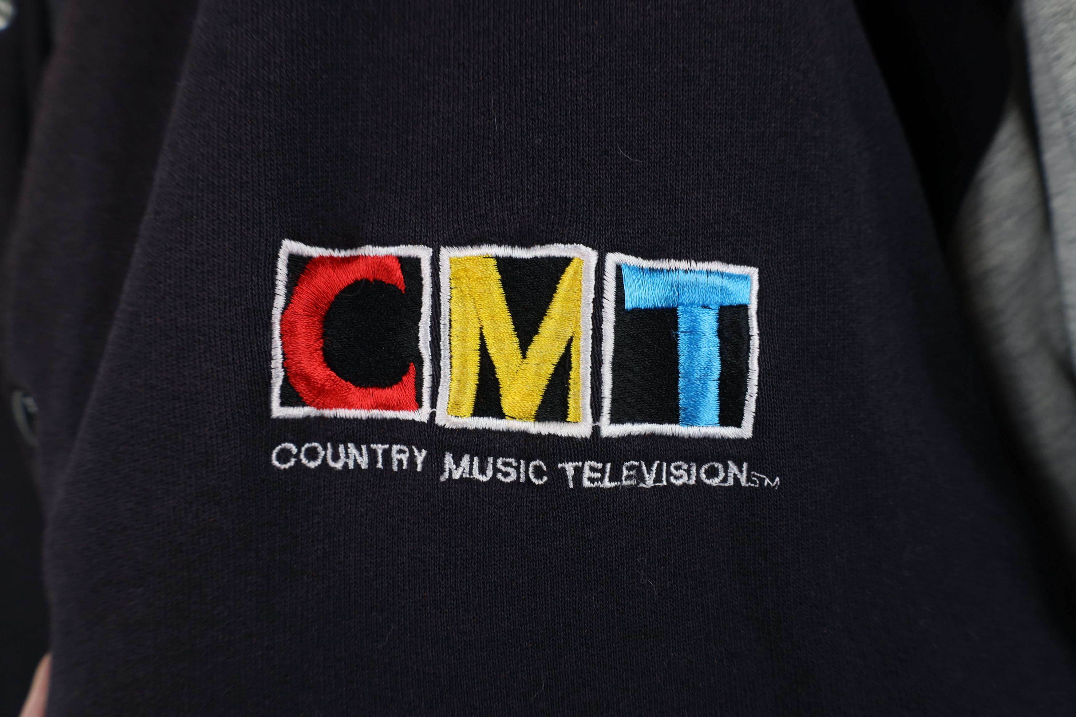 Vintage Vintage 90s CMT Country Music Television Bomber Jacket USA Size US XL / EU 56 / 4 - 4 Thumbnail