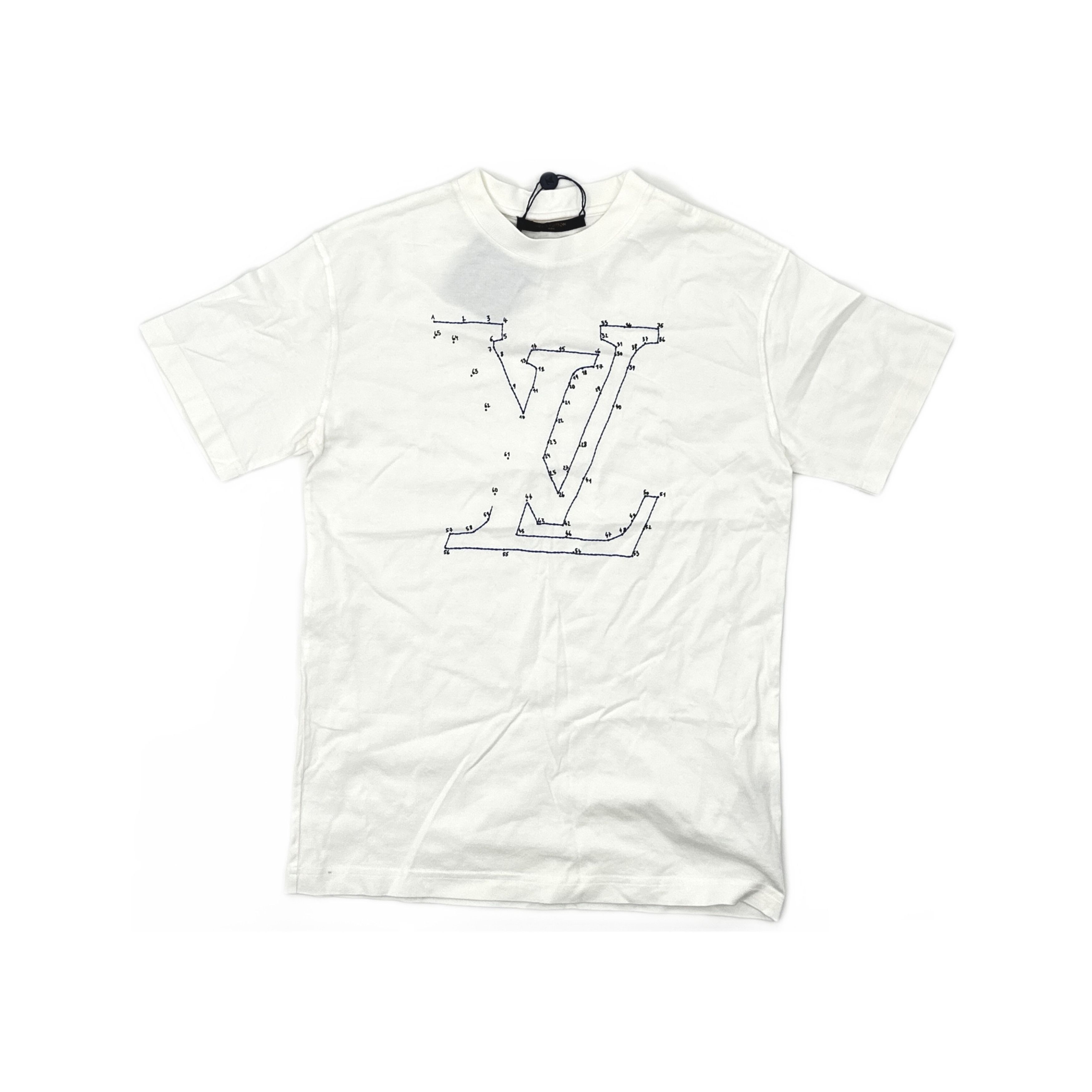 Louis Vuitton Louis Vuitton Stitch Logo Embroidery T-Shirt XS Size US XS / EU 42 / 0 - 1 Thumbnail