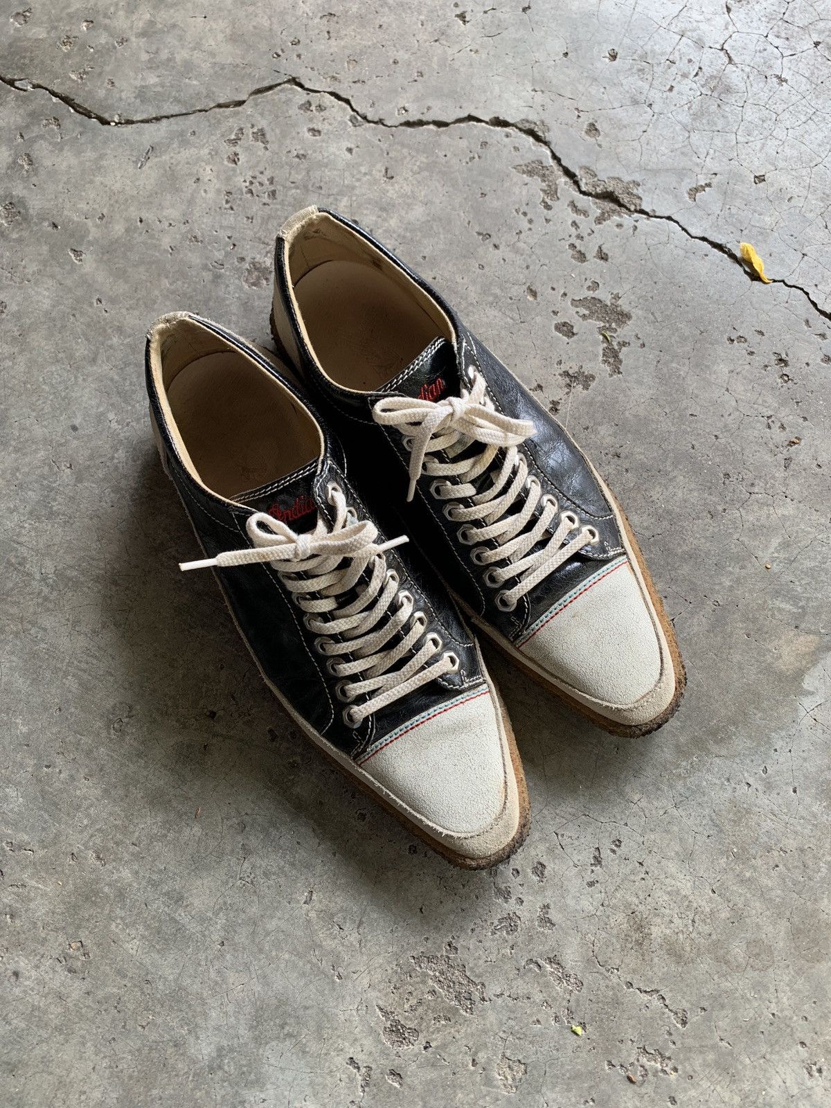 Indian Motorcycle Vintage Indian Motorcycle Leather Low-Top Sneakers Size US 9.5 / EU 42-43 - 3 Thumbnail