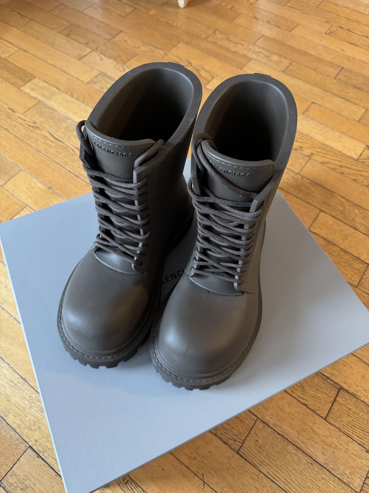 Balenciaga *DEMNA* BALENCIAGA BROWN Steroid Boots SIZE 41 Size US 8 / EU 41 - 3 Thumbnail