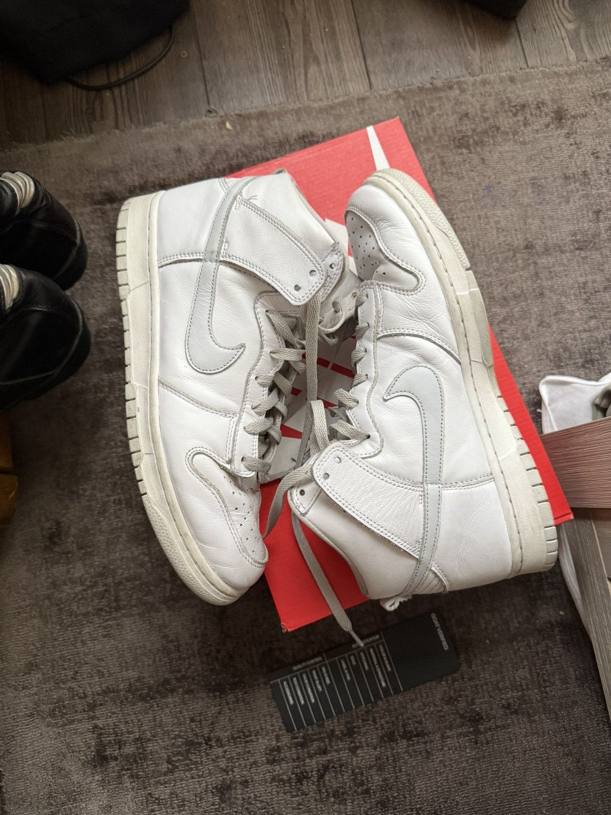 Nike Nike Dunk High SP Pure Platinum Size US 10 / EU 43 - 2 Thumbnail