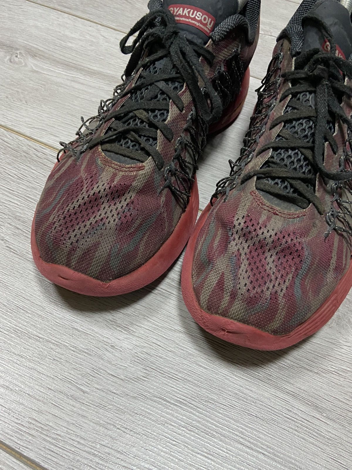 Gyakusou Nike Gyakusou SS2013 Lunarglide 4+ Technical Sneakers Size US 10.5 / EU 43-44 - 11 Thumbnail