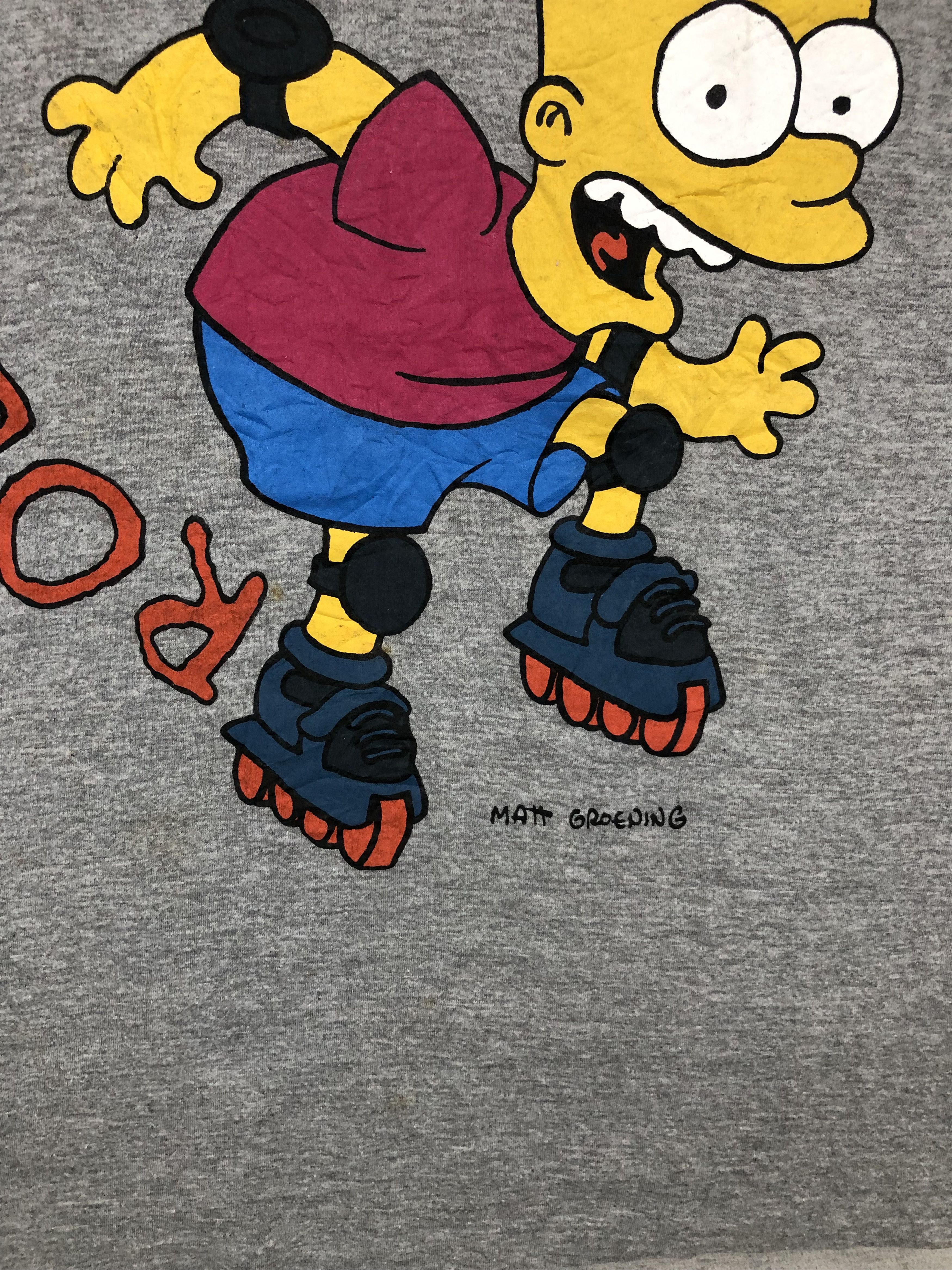 Cartoon Network Vintage Rollerbart Matt Groening Tee Size US M / EU 48-50 / 2 - 7 Thumbnail