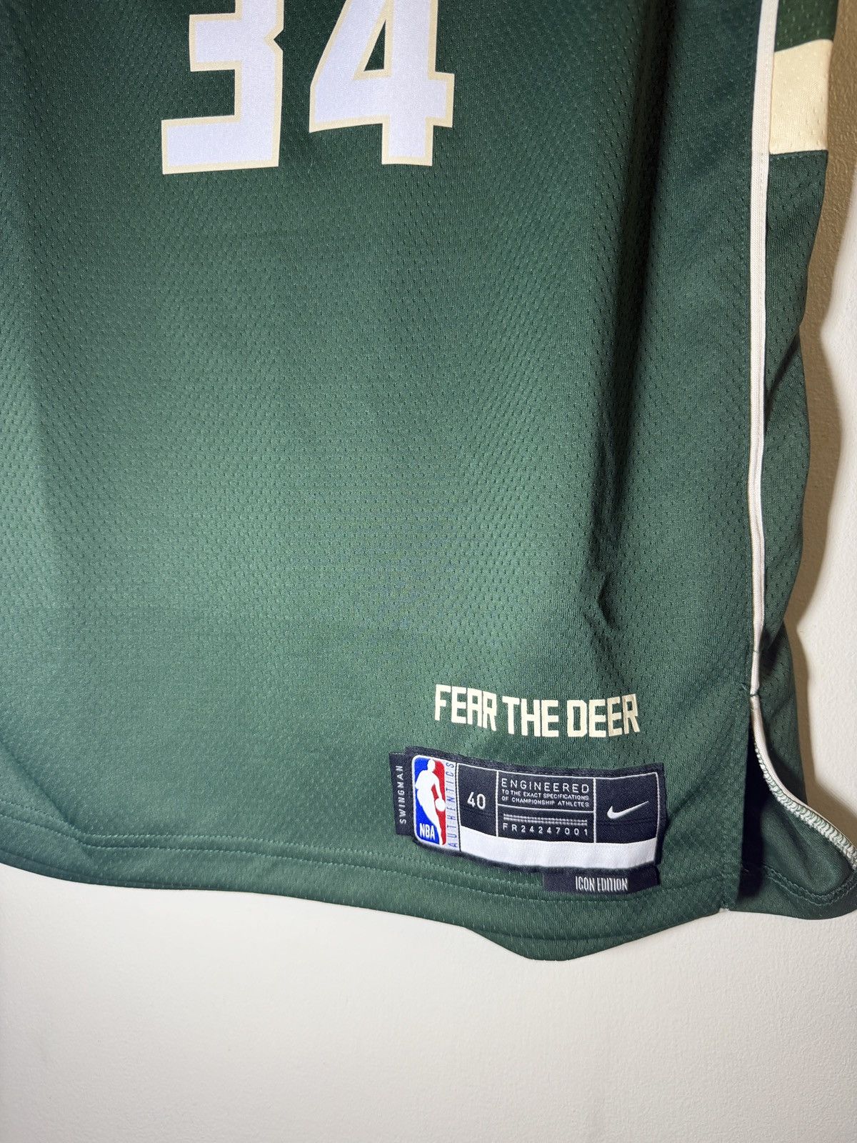 Nike Nike Milwaukee Bucks Giannas Antetokounmpo NBA Jersey Size US S / EU 44-46 / 1 - 3 Thumbnail