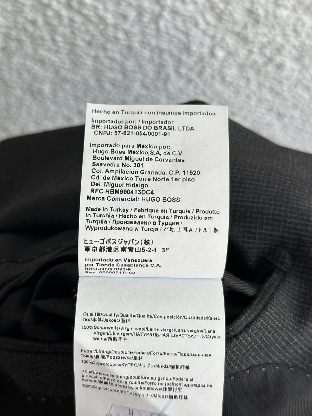 Hugo Boss Hugo Boss x Loro Piana Suit Blazer & Trousers Super 150 Wool Size 40R - 13 Thumbnail