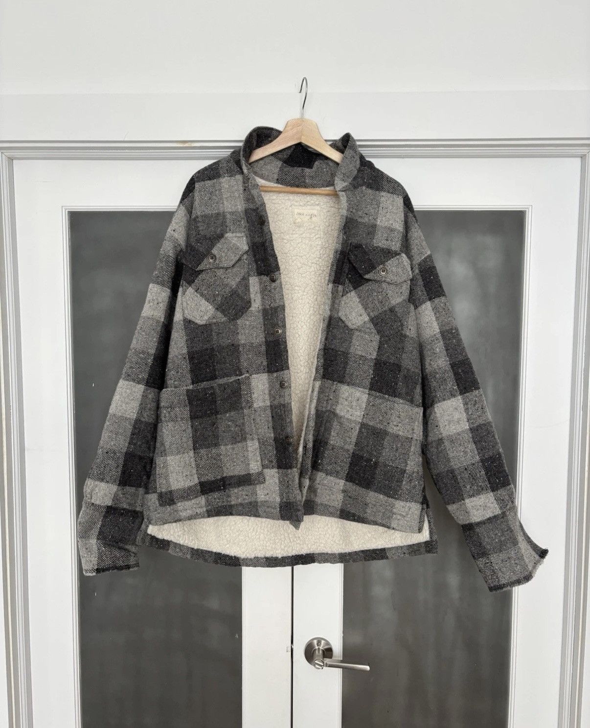 Greg Lauren Greg Lauren Wool Sherpa Lined Boxy Size US XL / EU 56 / 4 - 1 Thumbnail