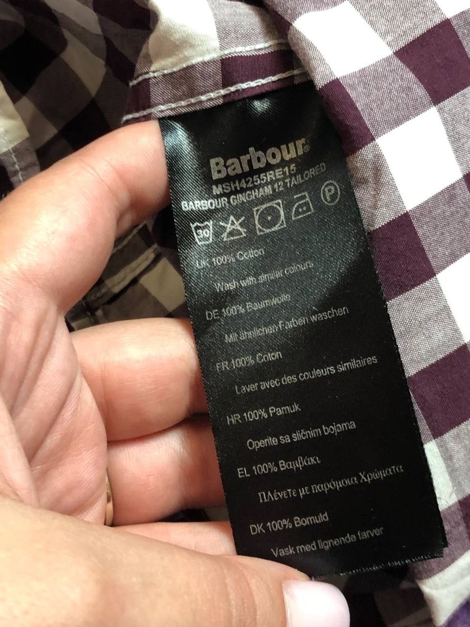 Barbour Vintage Print Shirt Logo Barbour Streetwear Y2K Size US M / EU 48-50 / 2 - 12 Thumbnail