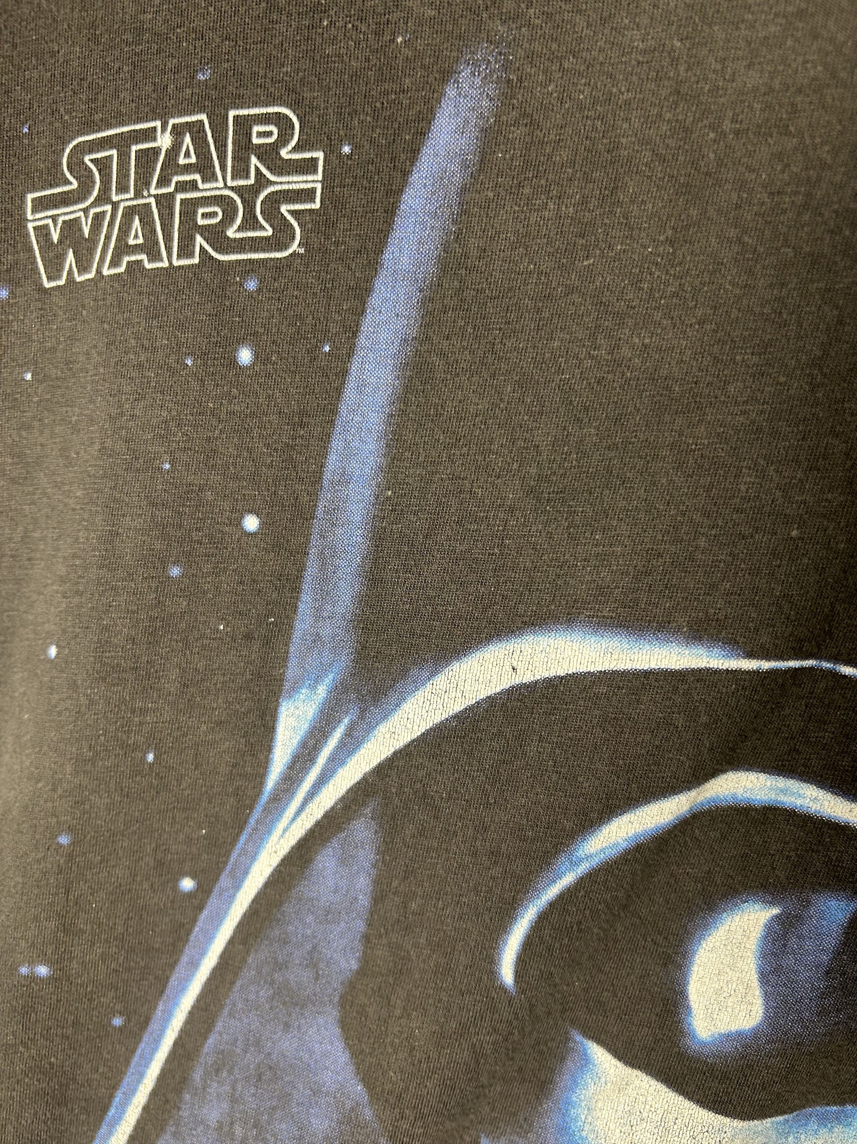 Vintage Vintage 90s Star Wars Movie Darth Vader T-shirt Size US L / EU 52-54 / 3 - 11 Thumbnail