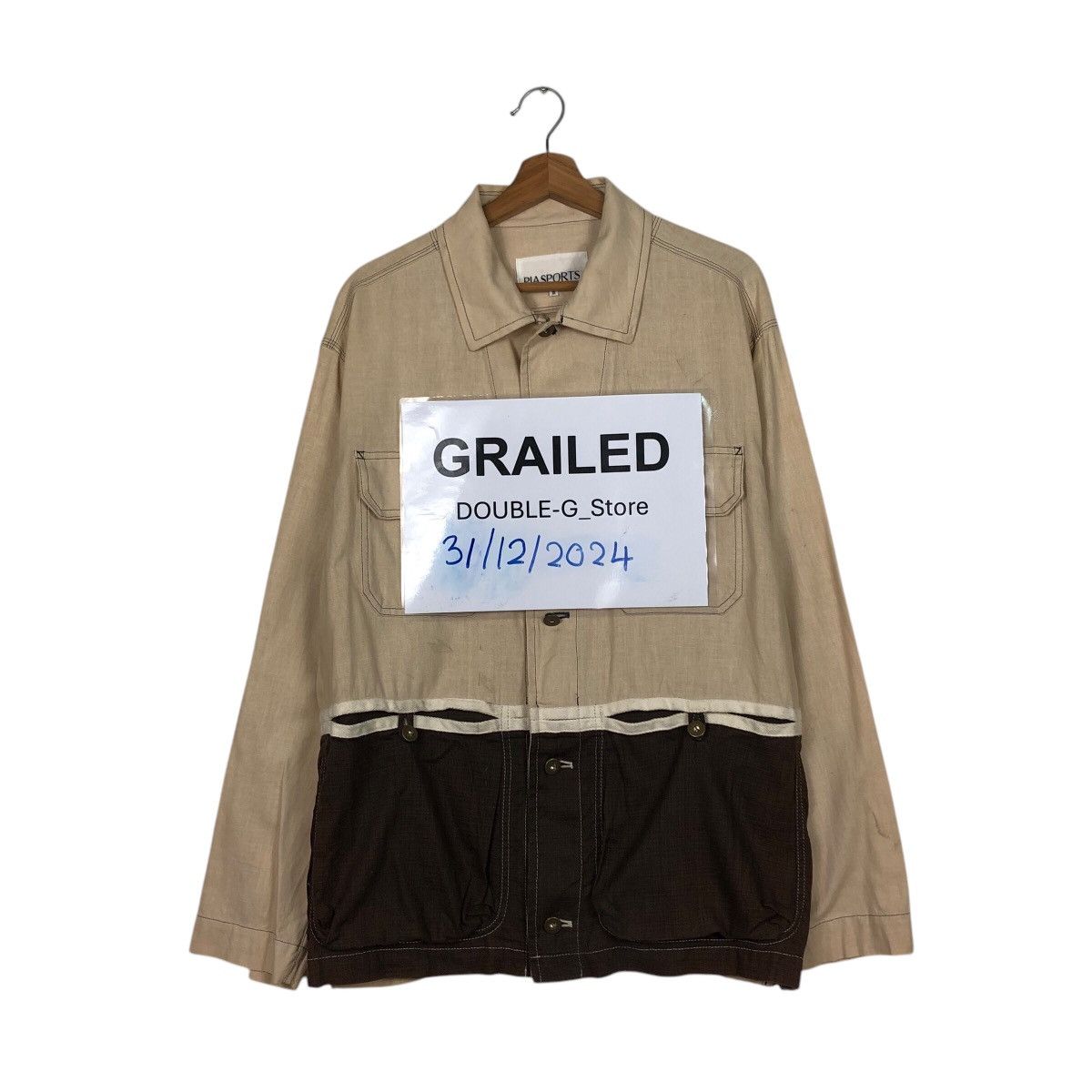 Japanese Brand 📌Double Tone Chore Worker Jacket Pia Sports Issey Miyake Size US M / EU 48-50 / 2 - 1 Thumbnail