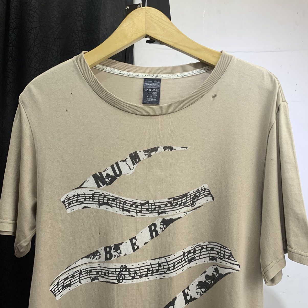 Number (N)ine Number Nine Number (N)ine Musical Notes Tee Shirt Size US M / EU 48-50 / 2 - 4 Thumbnail