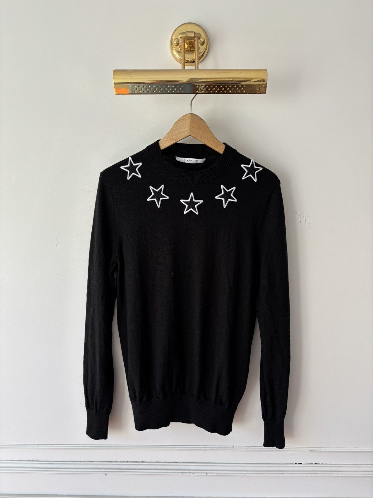 Givenchy Givenchy embroidered star sweater Size US M / EU 48-50 / 2 - 1 Thumbnail