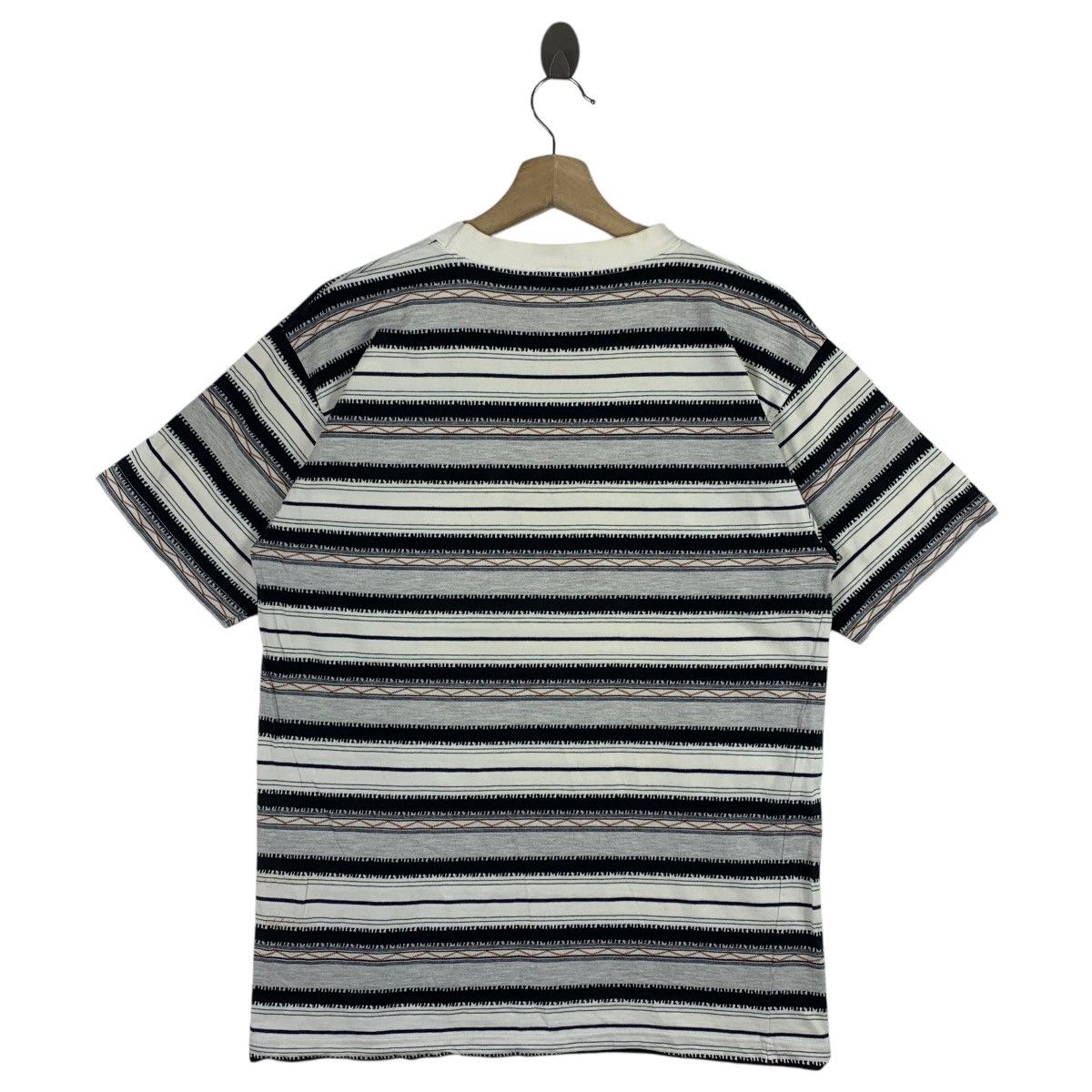 Ocean Pacific × Vintage Vintage 90s OCEAN PACIFIC Surfing stripe tee Size US L / EU 52-54 / 3 - 4 Thumbnail