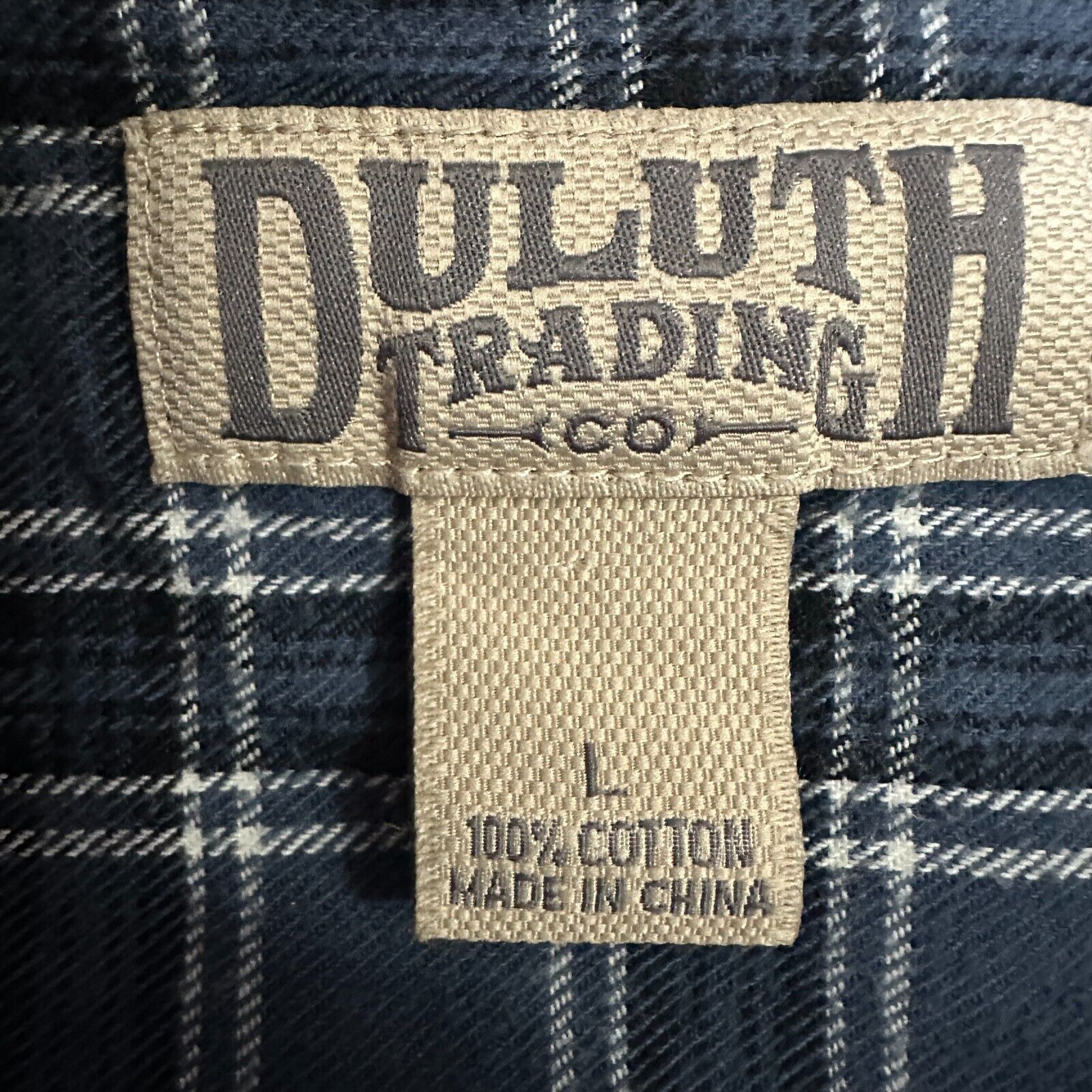 Duluth Trading Company Duluth Trading Flannel Shirt Men Large Blue Button Down Size US L / EU 52-54 / 3 - 6 Thumbnail