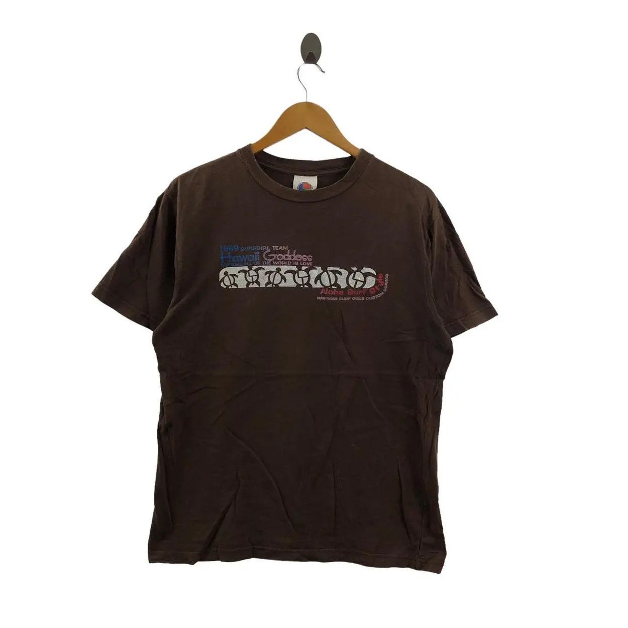 Other Vintage CHIGASAKI HAWAII GODDESS Tee Shirt Size US L / EU 52-54 / 3 - 2 Thumbnail