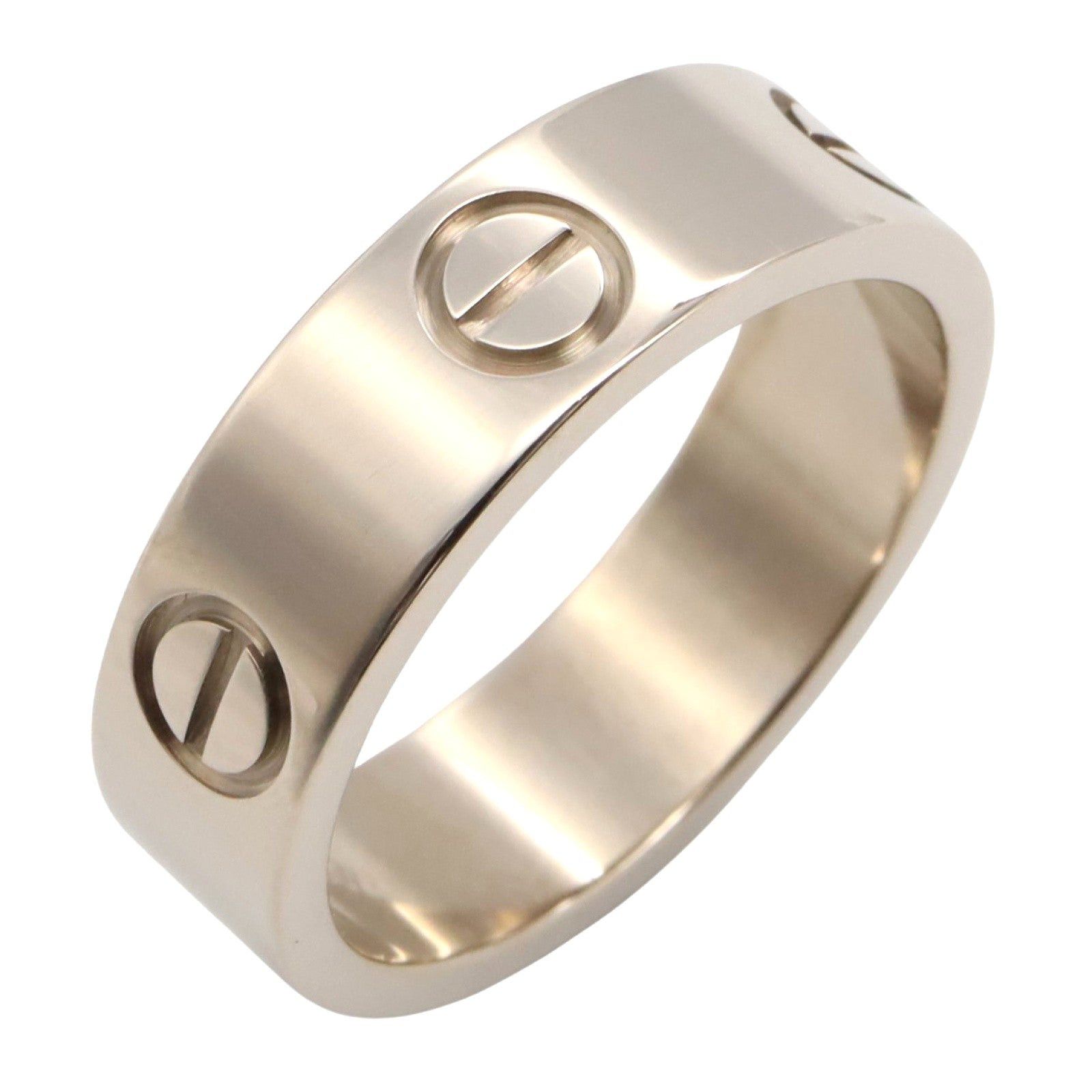 Cartier Cartier Love Ring K18Wg (White Gold) Silver Size ONE SIZE - 1 Thumbnail
