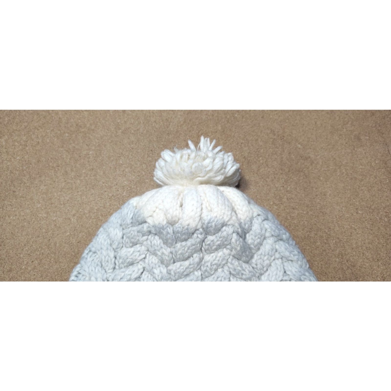 Salomon Salomon Beanie Hat Unisex Adults M Gray Lined Thermal Pom Pom Wool Knit Size ONE SIZE - 5 Thumbnail