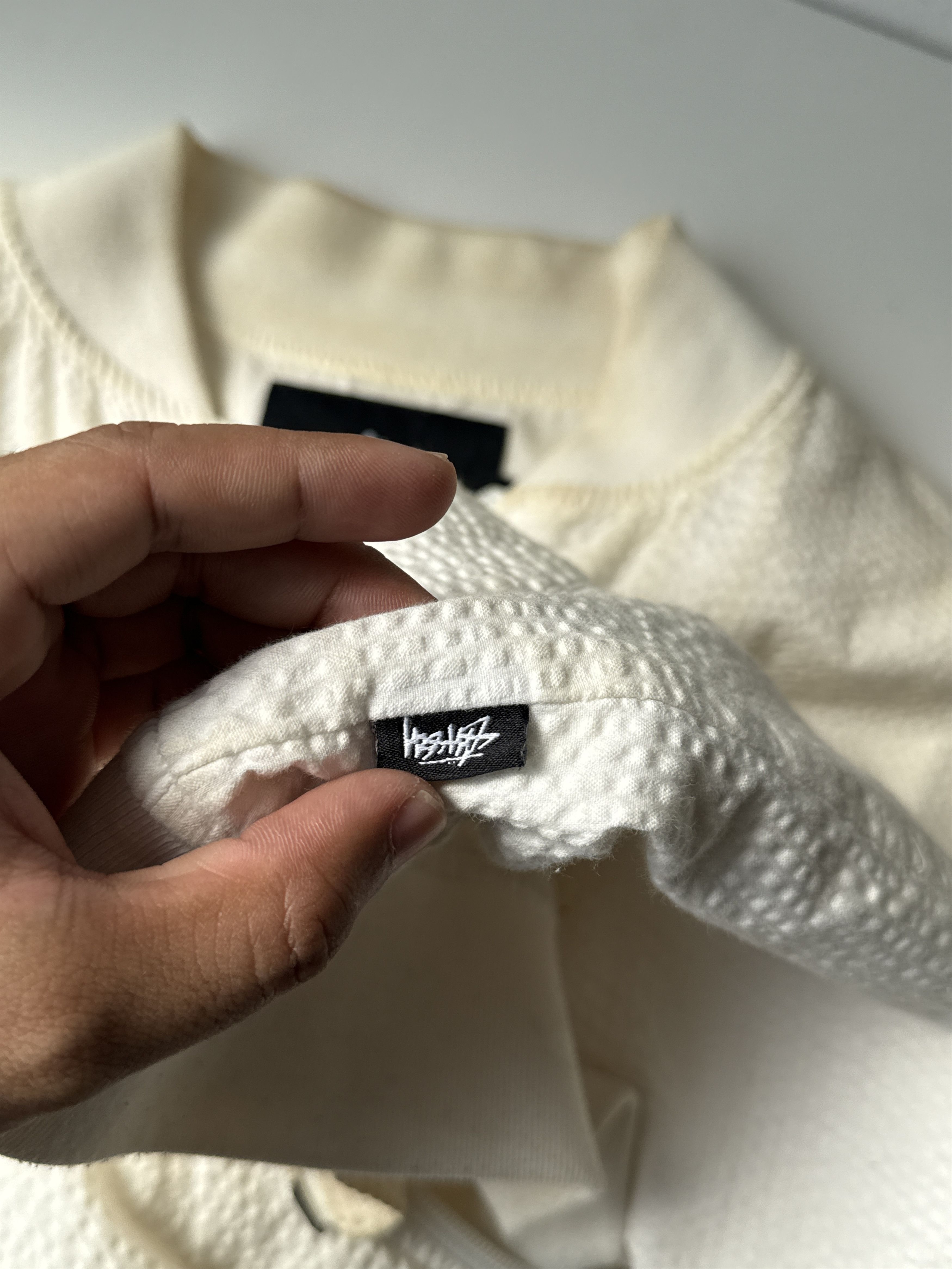 Stussy tussy Textured Waffle Knit Bomber/Zip Jacket Size US S / EU 44-46 / 1 - 6 Thumbnail