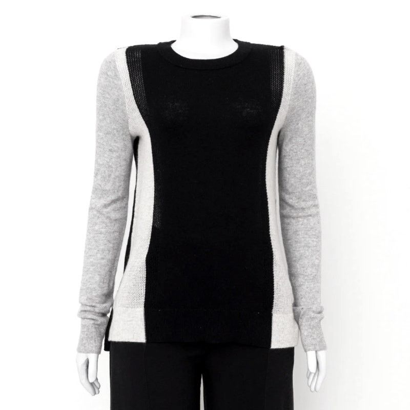 Vince Vince Black/Gray Cashmere Sweater | Size S Size S / US 4 / IT 40 - 4 Thumbnail