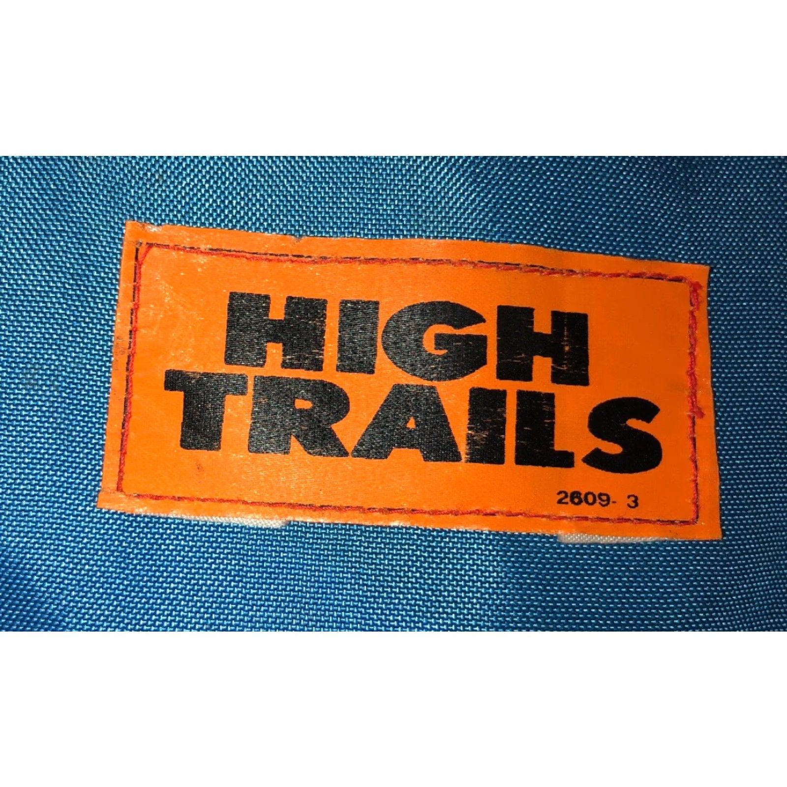 Vintage High Trails Blue School Backpack Men's Backpack Nylon Backpack Blue High Trails School Backpack Size ONE SIZE - 5 Thumbnail