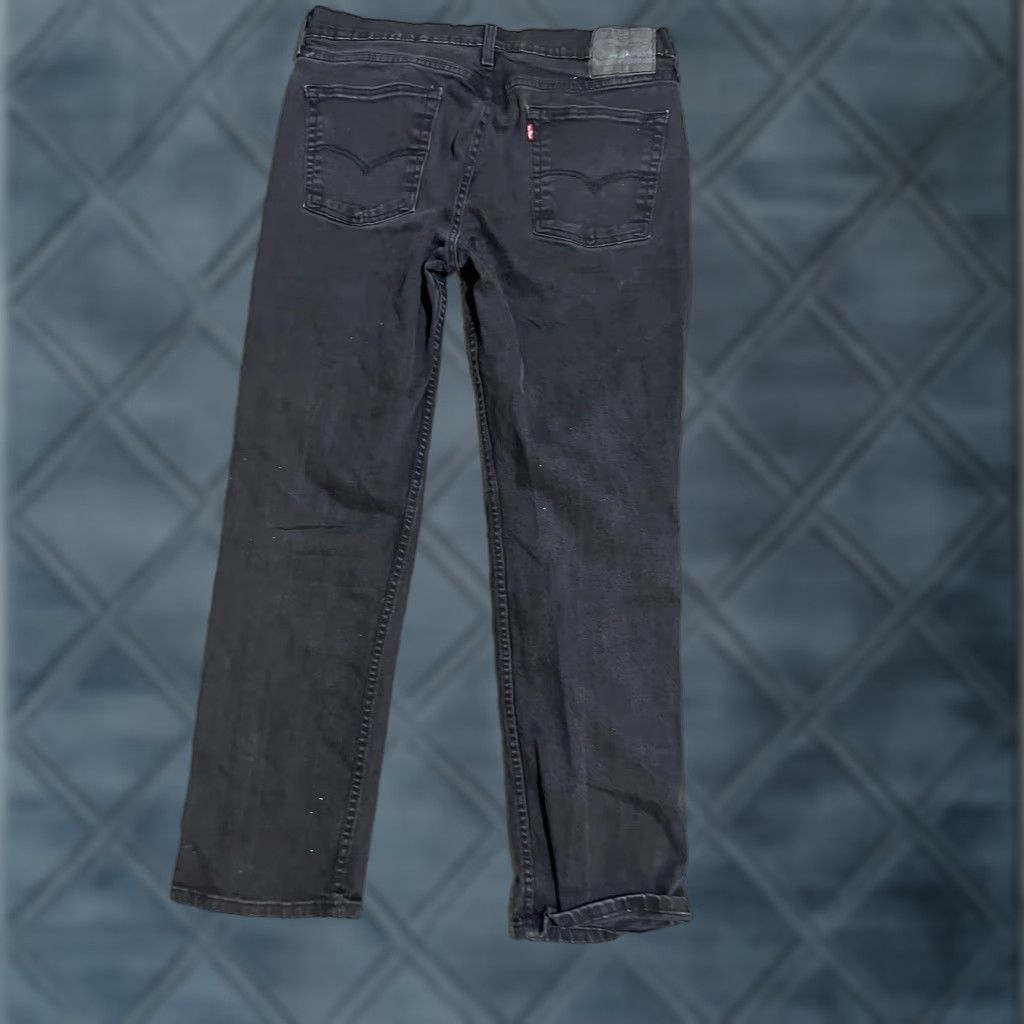 Levi's Men's Levi's 514 Slim Straight Denim Jeans 36x32 Beige Black Tag 90s American Size US 36 / EU 52 - 1 Thumbnail