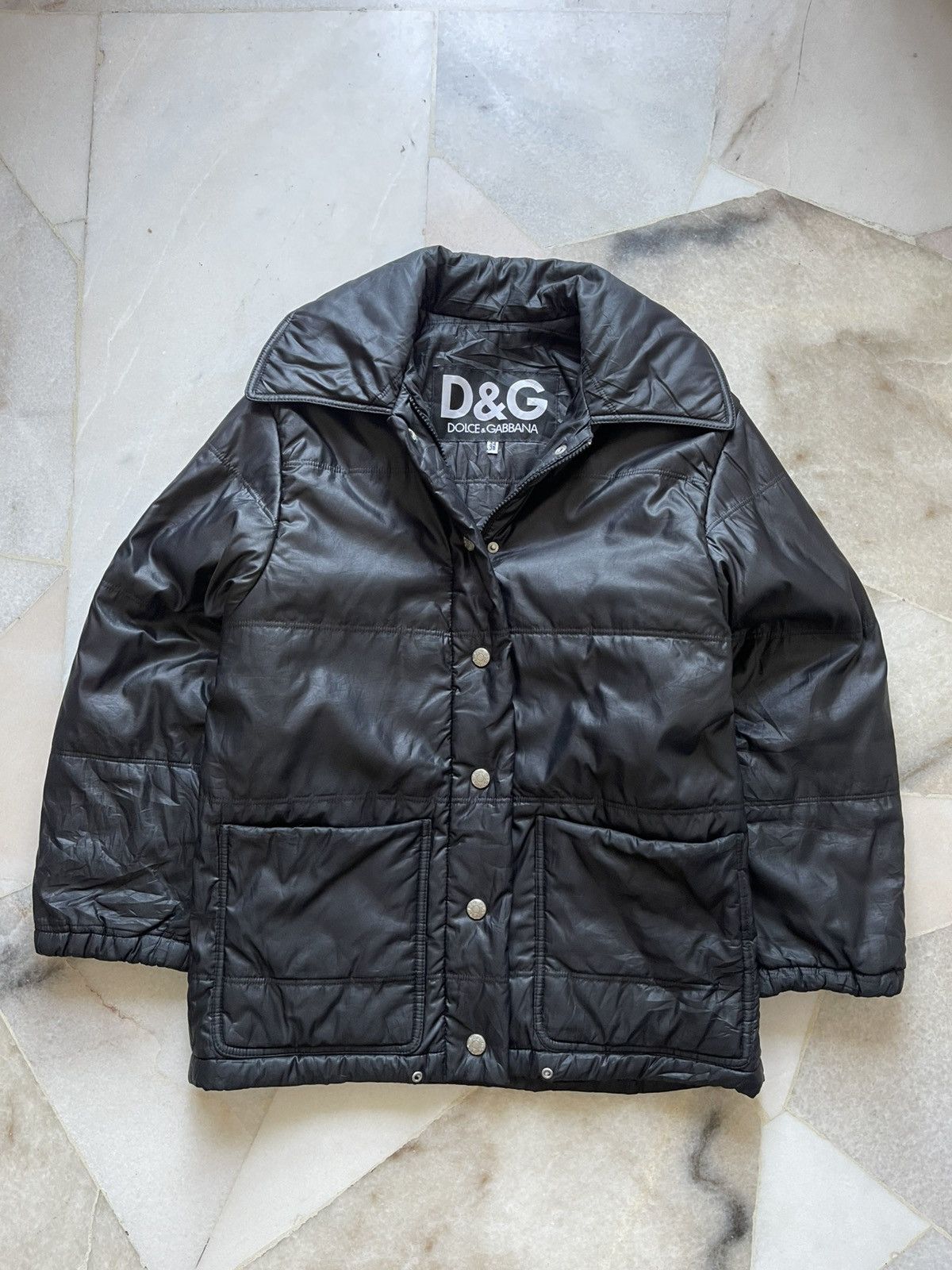 Dolce & Gabbana 2000s Dolce & Gabbana Puffer Jacket Size US M / EU 48-50 / 2 - 2 Thumbnail