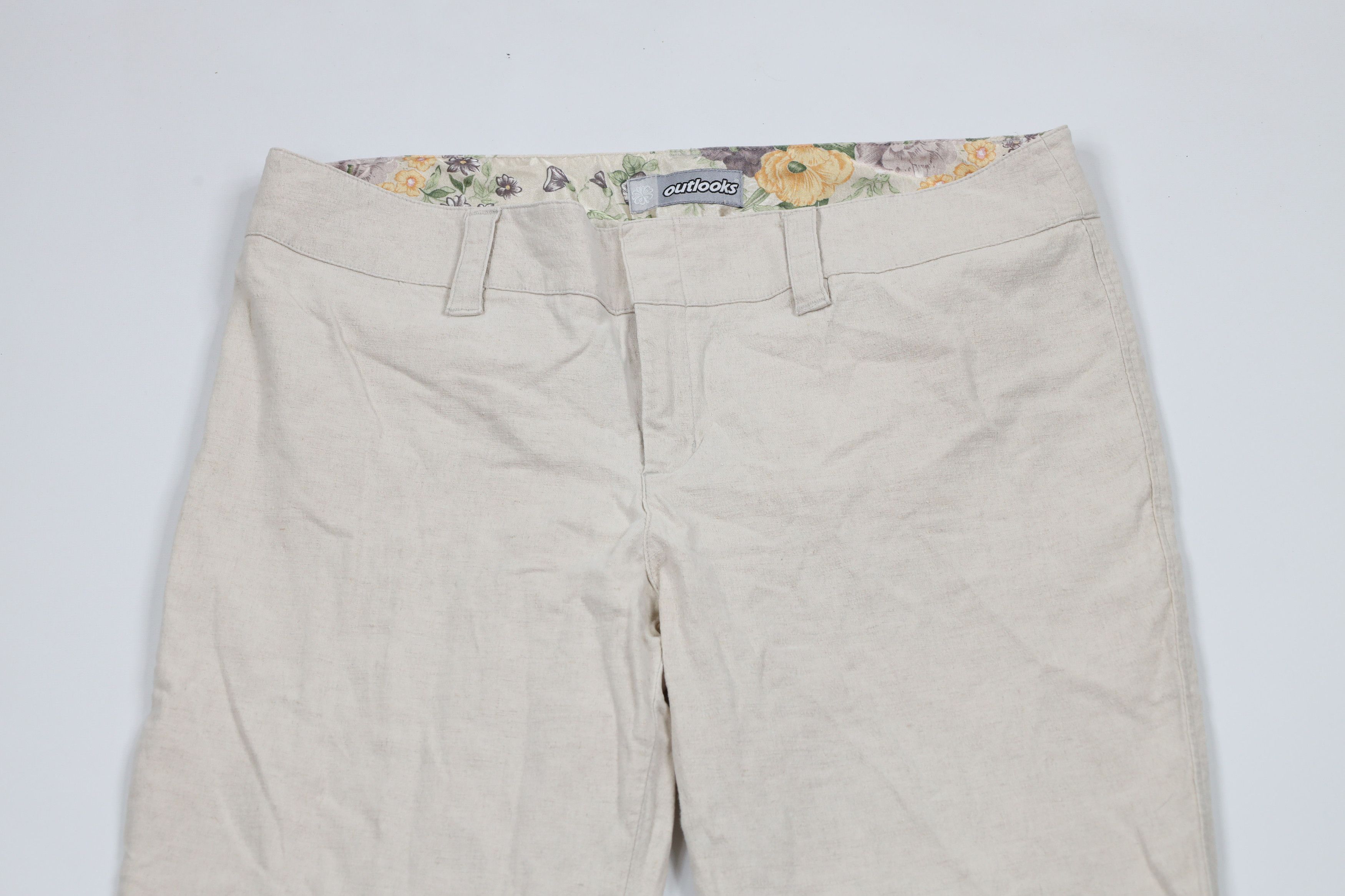 Vintage Vintage 90s Y2K Streetwear Babydoll Flared Wide Leg Pants Size 32" / US 10 / IT 46 - 2 Thumbnail