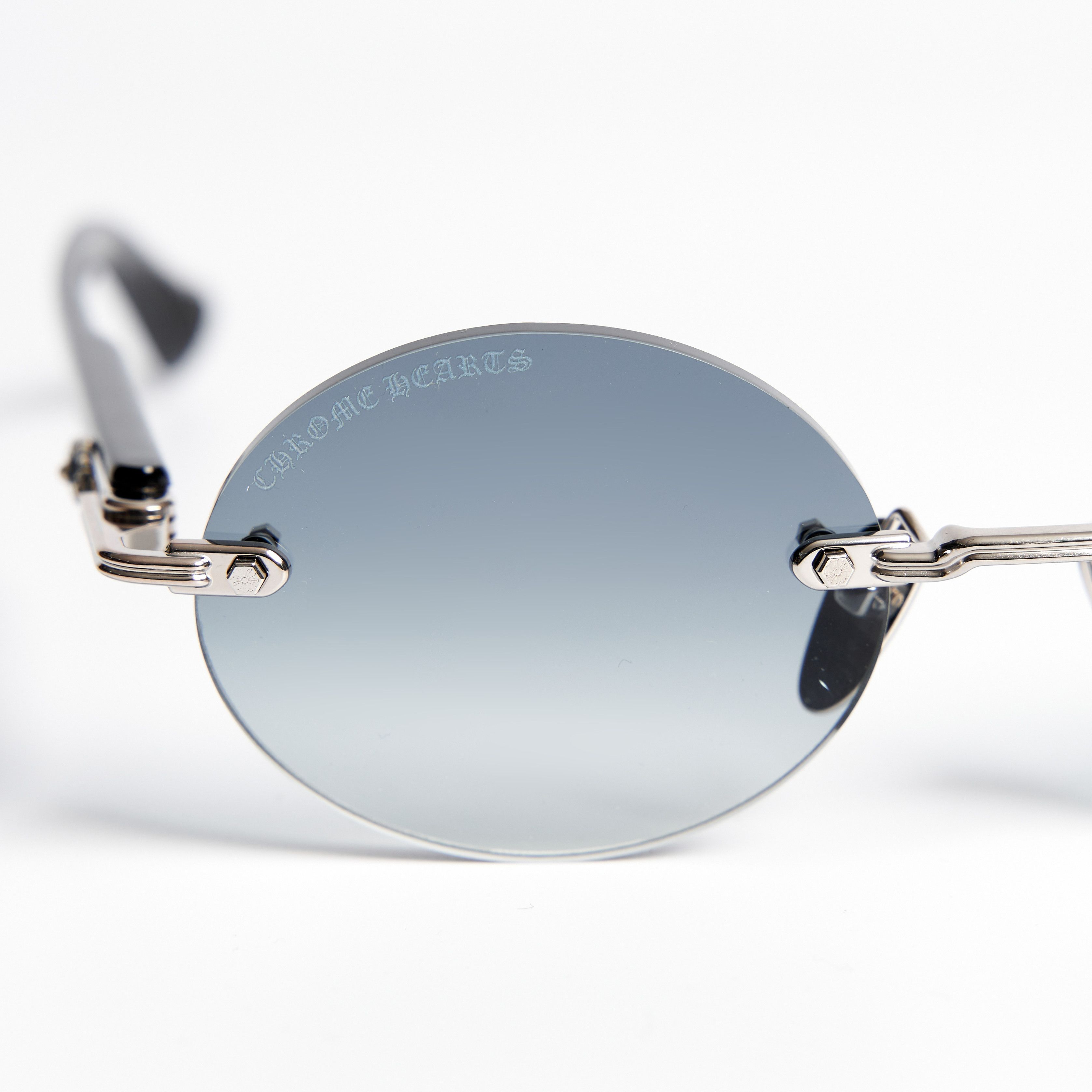 Chrome Hearts CHROME HEARTS DEEP III SHINY SILVER BLACK Size ONE SIZE - 3 Thumbnail