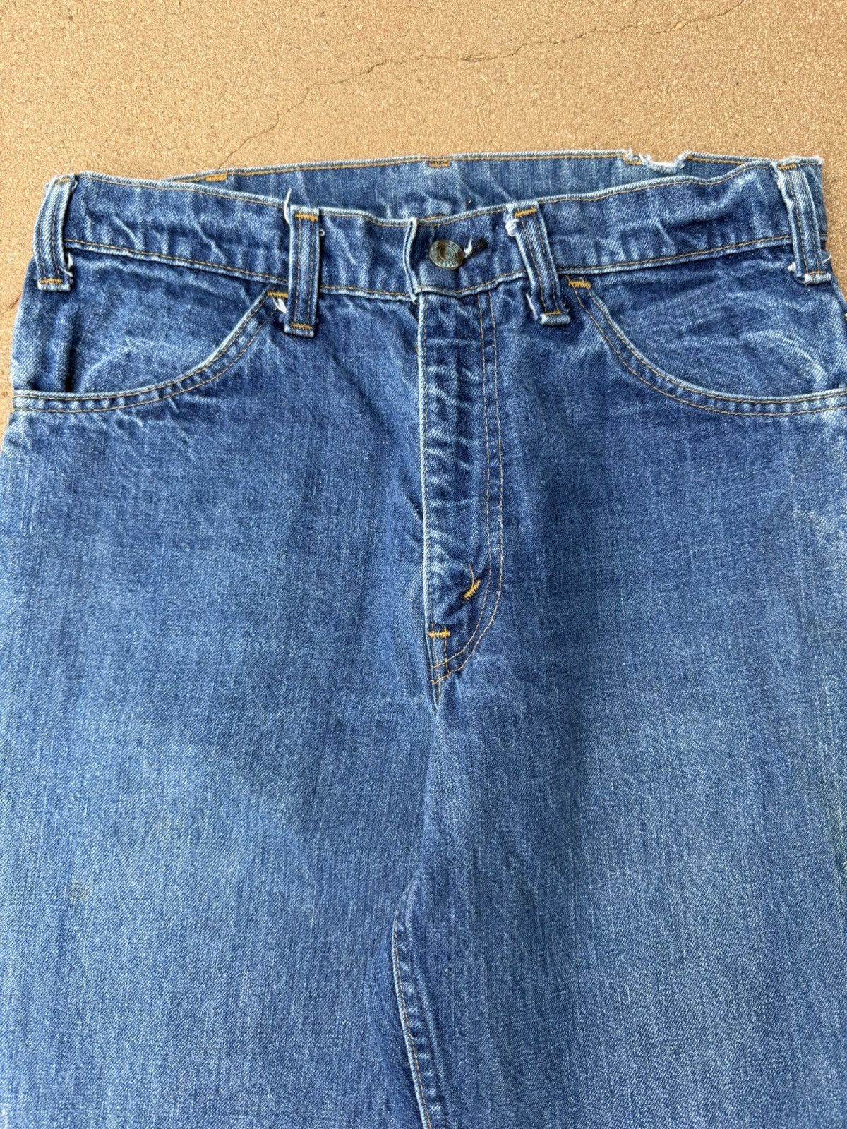 Levi's Vtg 70’s Levi’s 646 Orange Tab Bellbottom Flare Jeans 30x31 Size US 30 / EU 46 - 4 Thumbnail