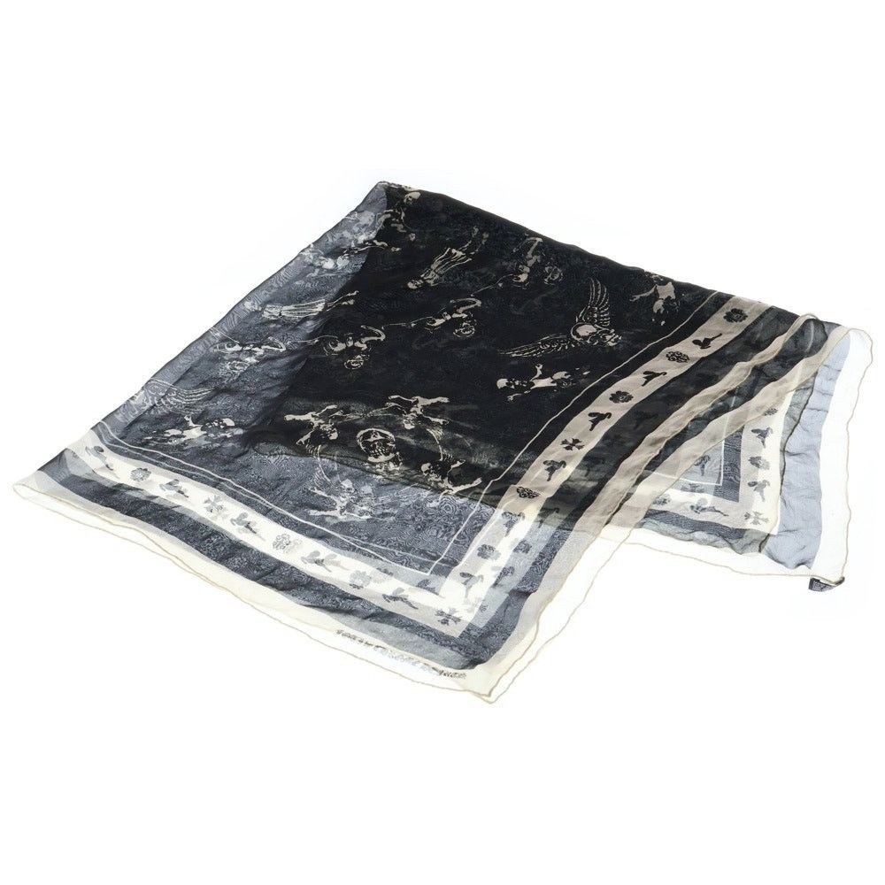 【超希少】Chrome Hearts FOTI Scarf Multicolor Chrome Hearts Foti Silk Scarf - Red Scarves and Shawls