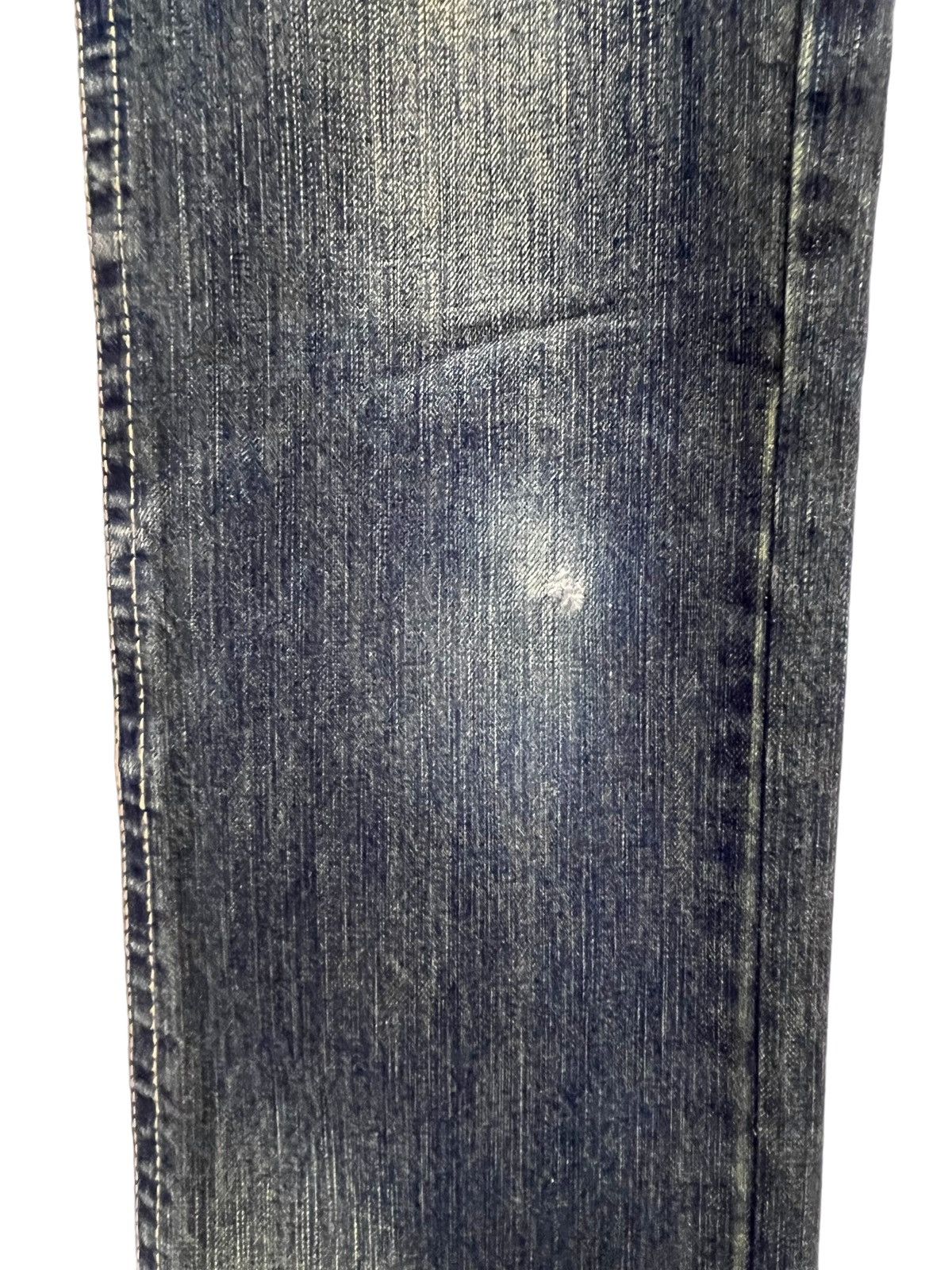 Vintage 🔥CLASSICAL ELF Punk Skull Crossbones Sequin Mudmax Denim Size 27" / US 4 / IT 40 - 11 Thumbnail