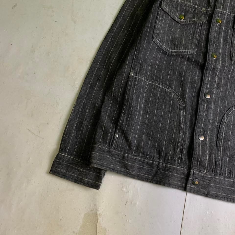 Alphanumeric Alphanumeric Wabash Jacket black Hickory Rare Size US M / EU 48-50 / 2 - 6 Thumbnail