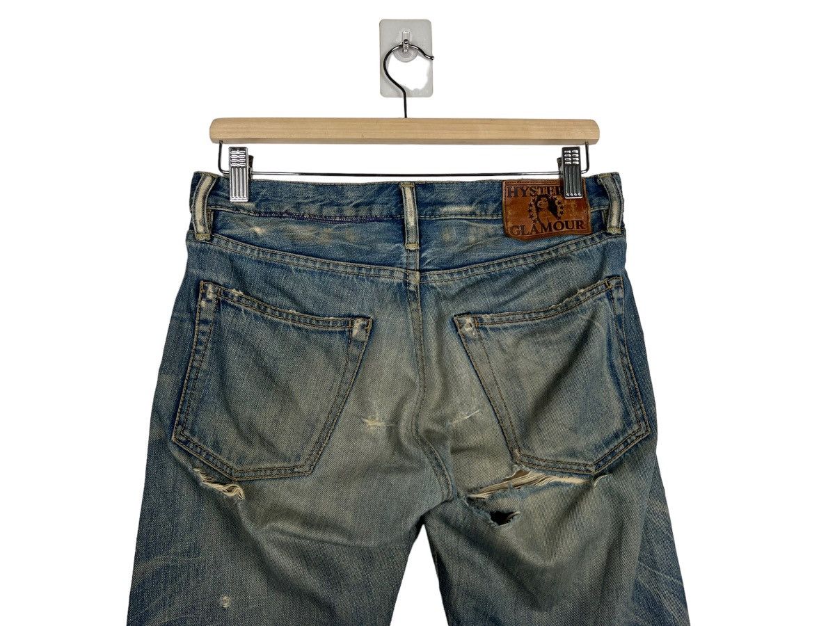 Hysteric Glamour 🔥 VINTAGE HYSTERIC GLAMOUR BROKEN DYED DISTRESSED SLIM FIT Size US 29 - 9 Thumbnail