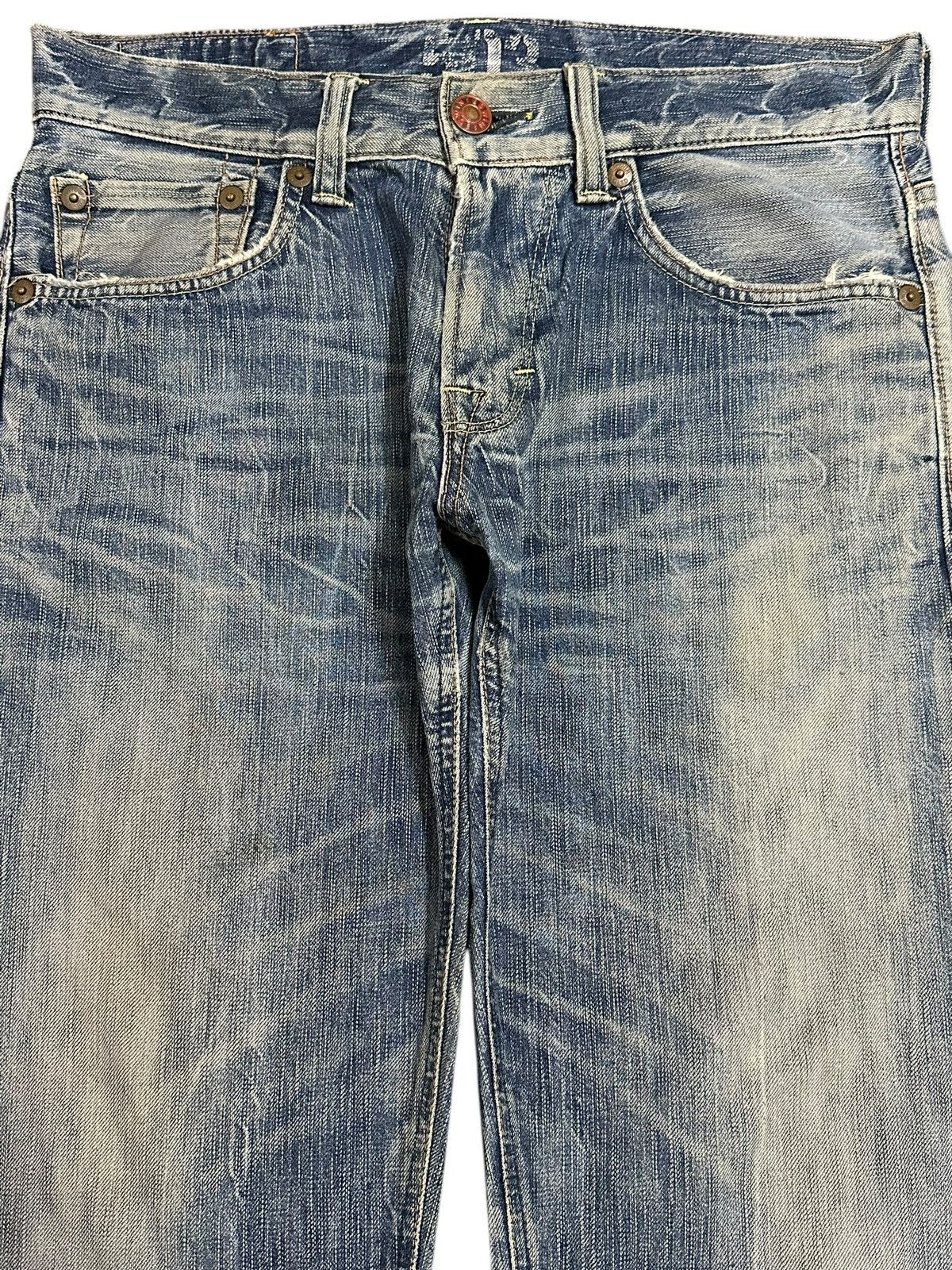 Edwin Vintage Edwin Blue Faded Wash Style Loose Jeans Size US 33 - 3 Thumbnail