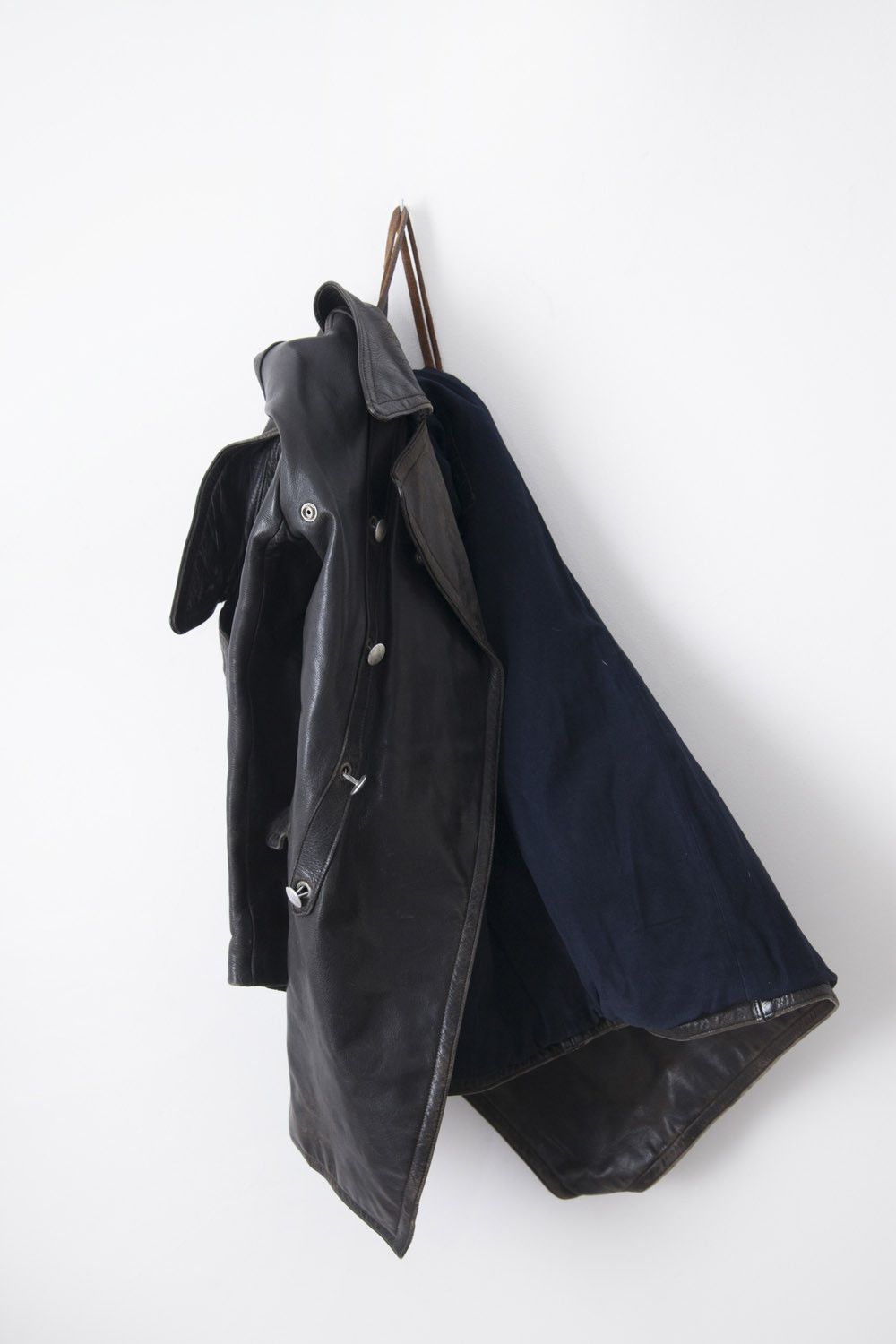 Vintage Vintage 1950's fireman / leather work coat Size US M / EU 48-50 / 2 - 10 Thumbnail