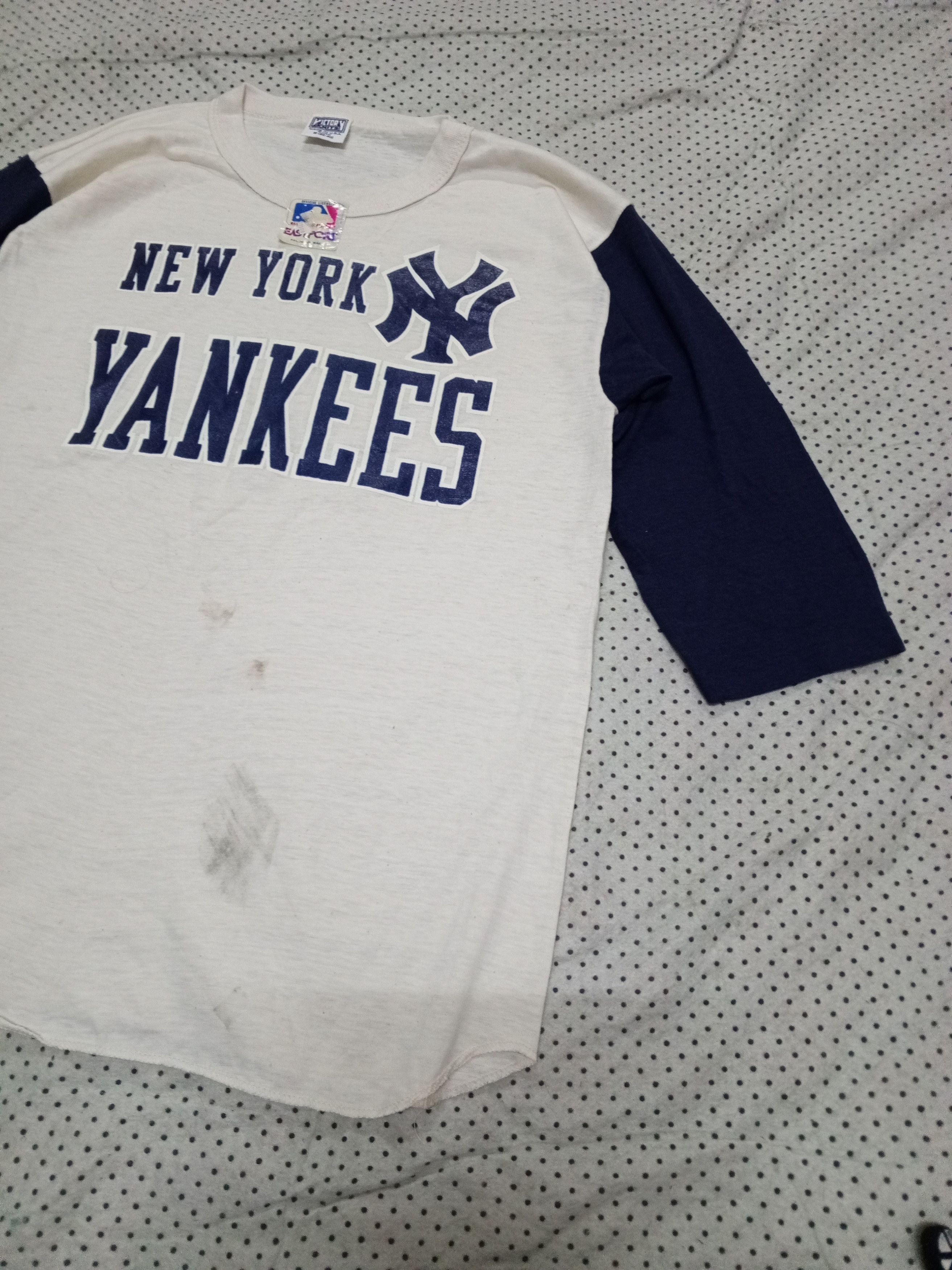 New York Yankees × Vintage VTG NEW YORK YANKEES OLDSTOCK Size US L / EU 52-54 / 3 - 3 Thumbnail