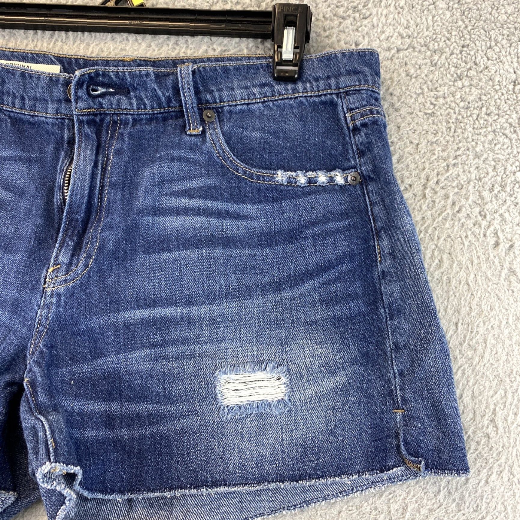 Gap GAP Denim Shorts Cut-Off Women 30 Regular Medium Wash Blue 33" Waist Womens 84-63 Size 33" - 2 Thumbnail