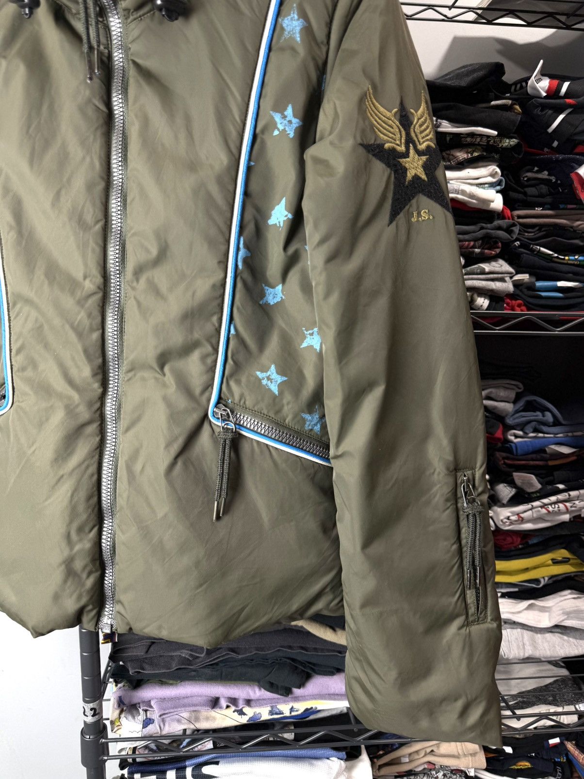 JET SET Vintage Avant Garde Jet Set Japan Style Puffer Jacket Size M / US 6-8 / IT 42-44 - 5 Thumbnail