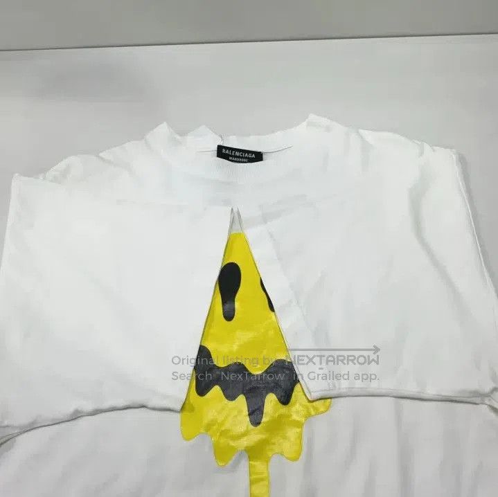 Balenciaga Balenciaga Melted Smiley Face Graphic T. Size US S / EU 44-46 / 1 - 2 Thumbnail