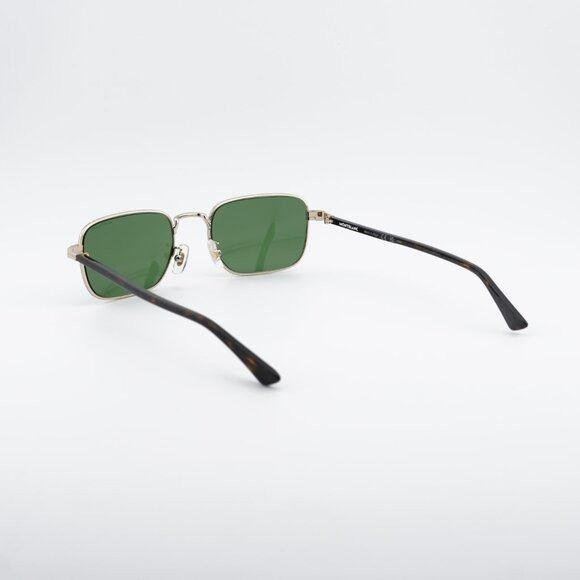 Montblanc Montblanc MB0339S 002 Sunglasses Havana/Gold Square Frame Size ONE SIZE - 9 Thumbnail