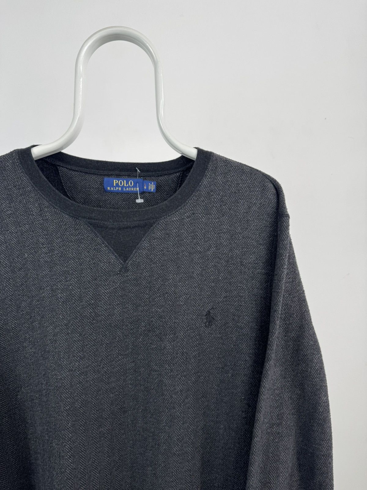Polo Ralph Lauren Polo Ralph Lauren Grey Classic Sweatshirt Size US L / EU 52-54 / 3 - 2 Thumbnail