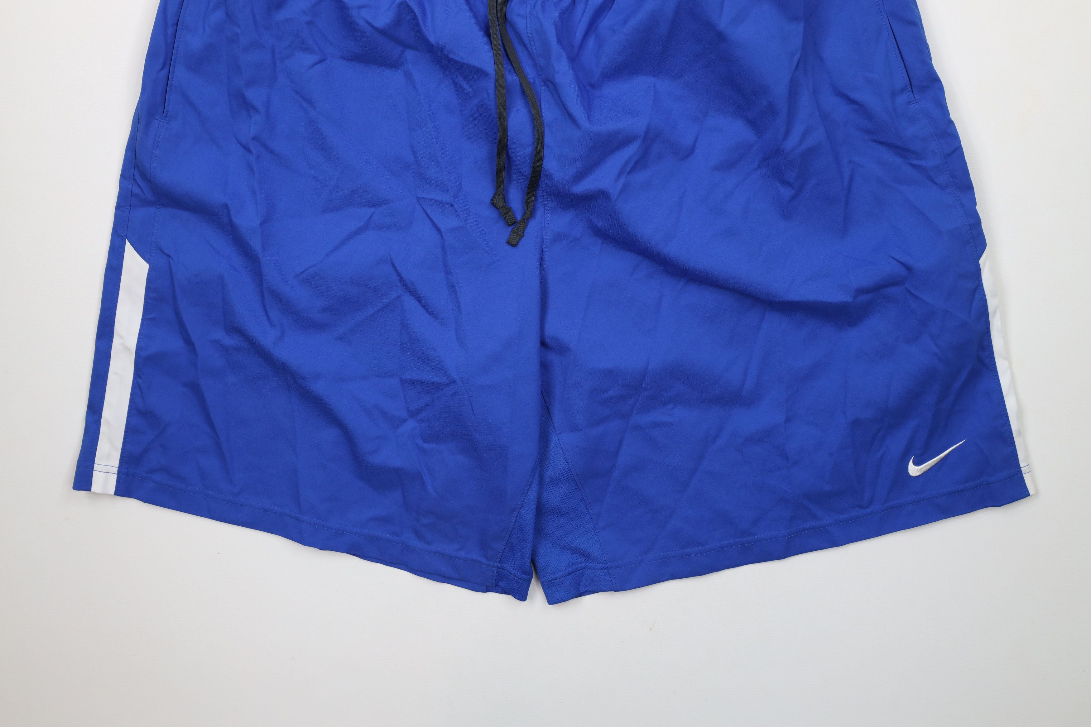 Nike × Vintage Vintage Nike Scott Mini Swoosh Above Knee Shorts Royal Blue Size US 40 / EU 56 - 4 Thumbnail