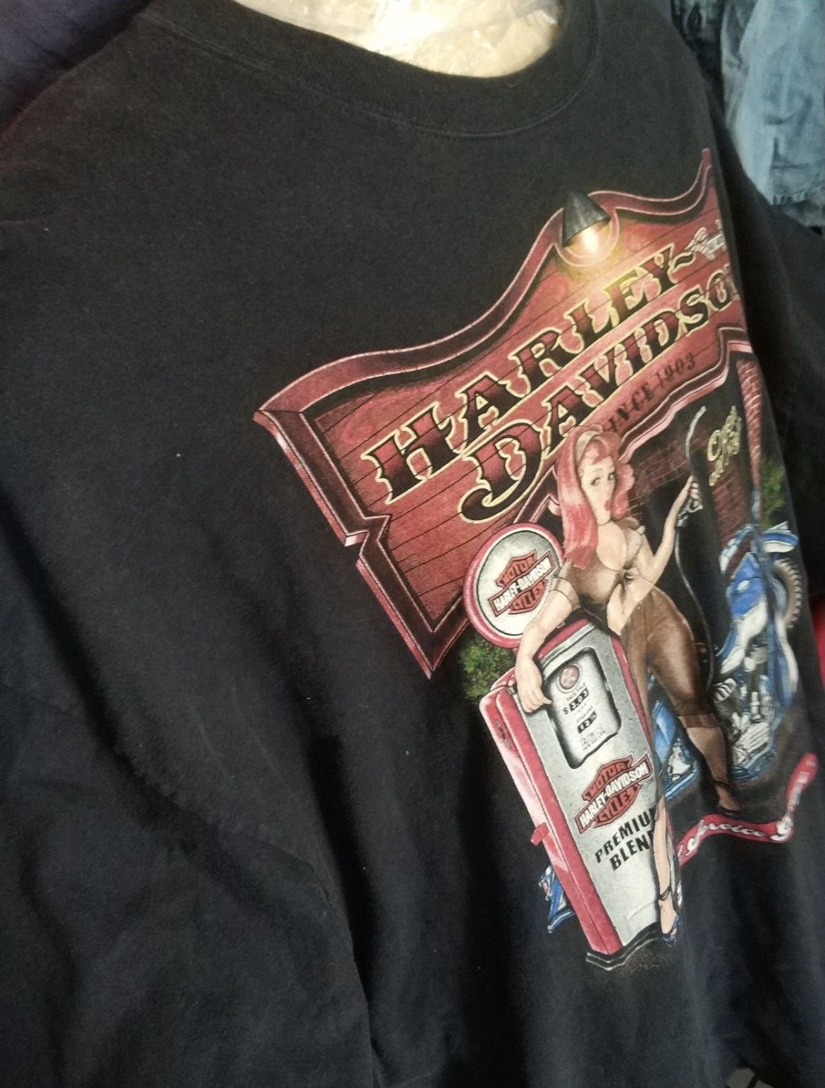 Harley Davidson 🔥Big Size Harley Davidson Sexy Pump Lady Big Printed Size US XXL / EU 58 / 5 - 6 Thumbnail