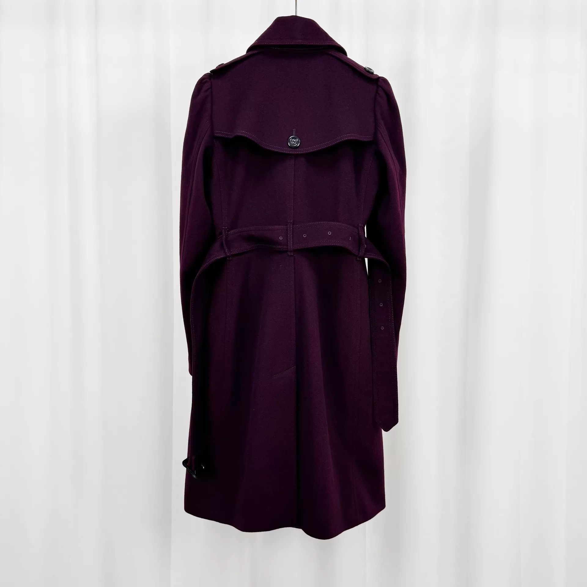 Burberry Burberry double-breasted check lining wool coat UK4 99 new Size XS / US 0-2 / IT 36-38 - 2 Thumbnail