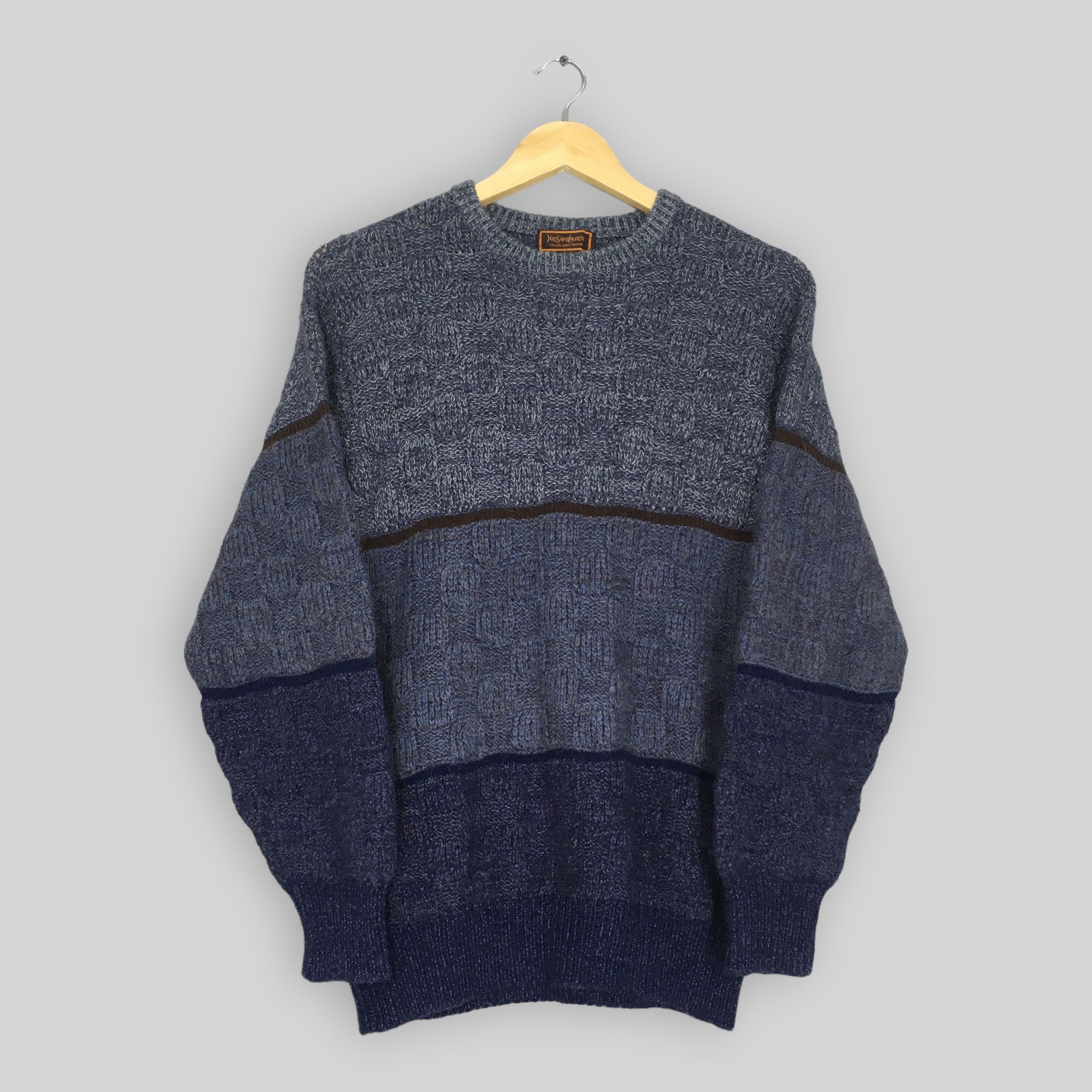 Vintage × Yves Saint Laurent Vintage Yves Saint Laurent Wool Sweater Medium Size US M / EU 48-50 / 2 - 1 Thumbnail