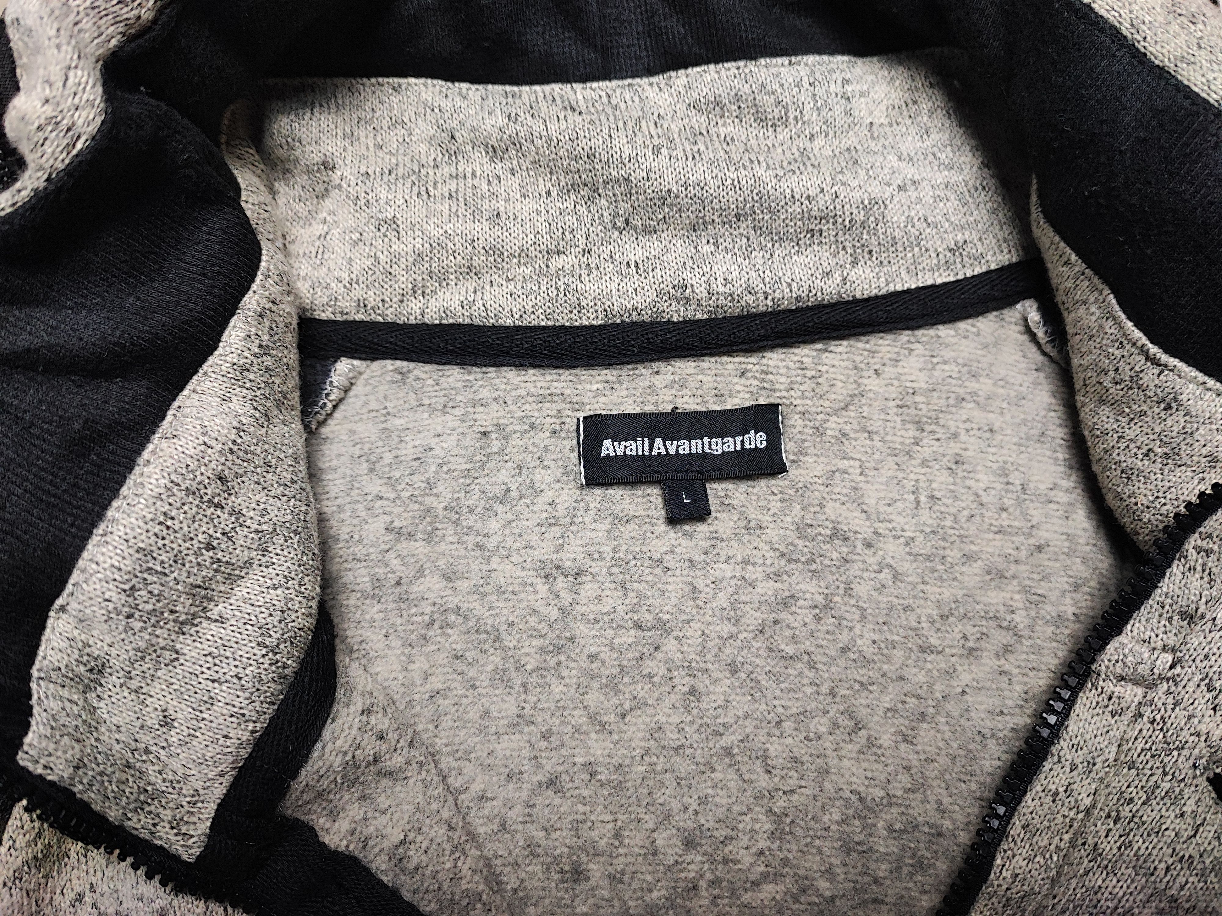 Japanese Brand Avail Avant Garde Knit Wool Jacket Size US L / EU 52-54 / 3 - 15 Thumbnail