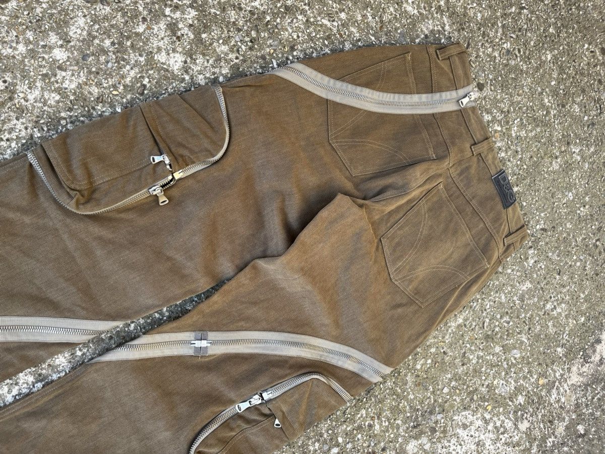 Dolce & Gabbana AW2003 Dolce & Gabbana tornado cargo zipper pants archive Size US 32 / EU 48 - 12 Thumbnail