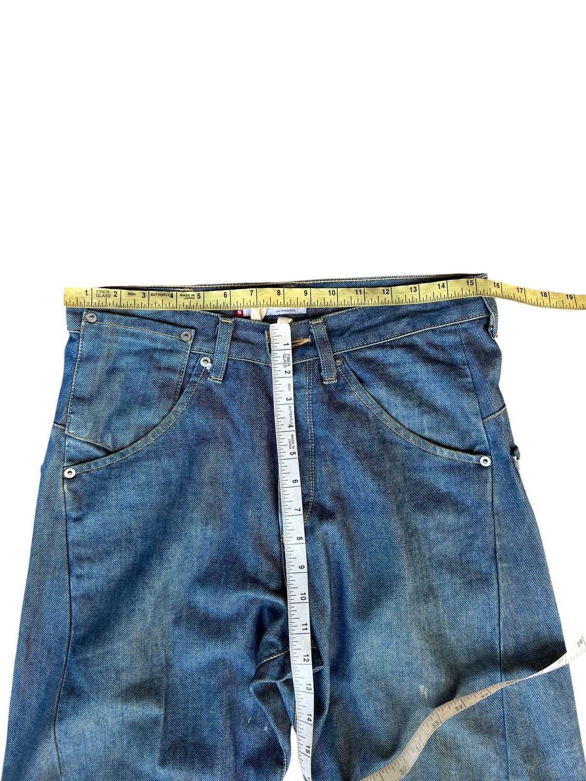 Levi's Vintage 2000 Levi’s Engineered Regular Dirty Mud Denim Jeans Size US 31 - 4 Thumbnail