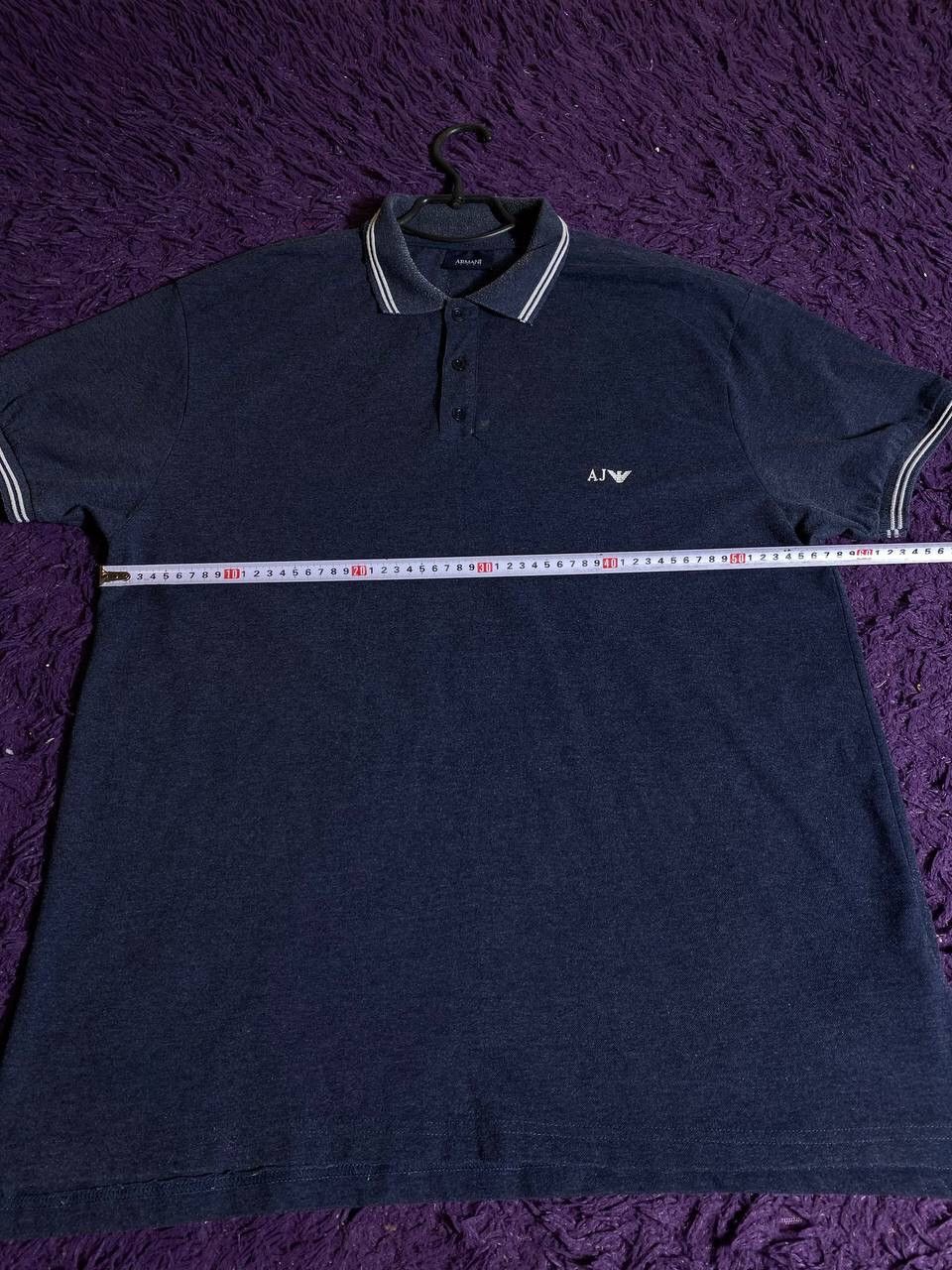Armani × Vintage Armani Jeans vintage luxury designer basic logo polo tee Size US XL / EU 56 / 4 - 8 Thumbnail